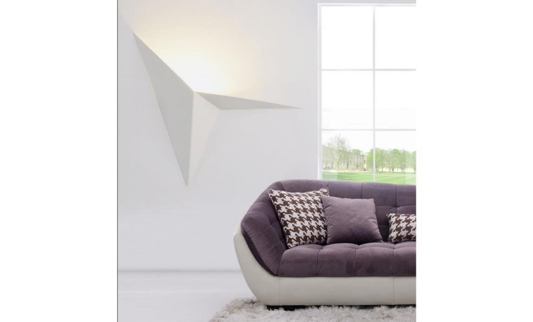 margueras 1pcs appliques murales triangulaire led lampe moderne pour chambre maison (blanc) pas cher