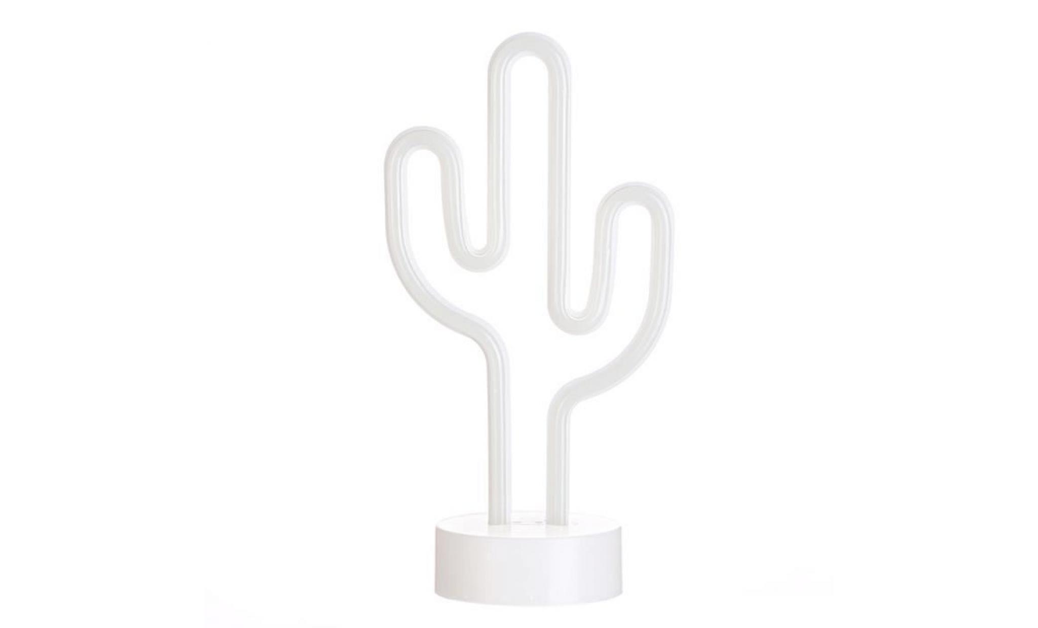 marquee led night light chambre cactus home décor batterie lampe mur yt2598
