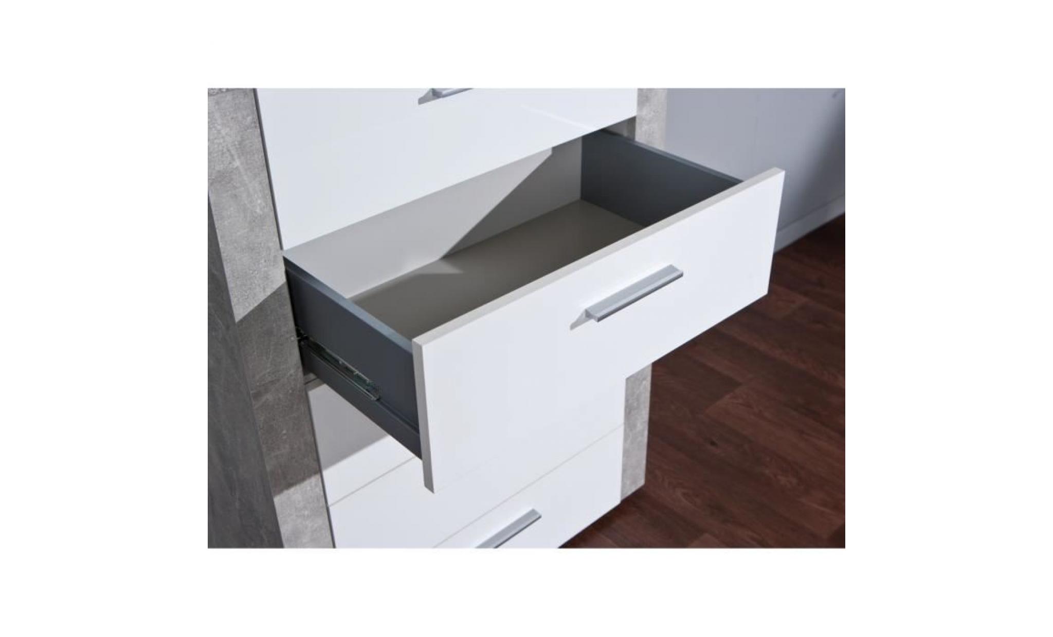 Marry - Commode 5 tiroirs pas cher