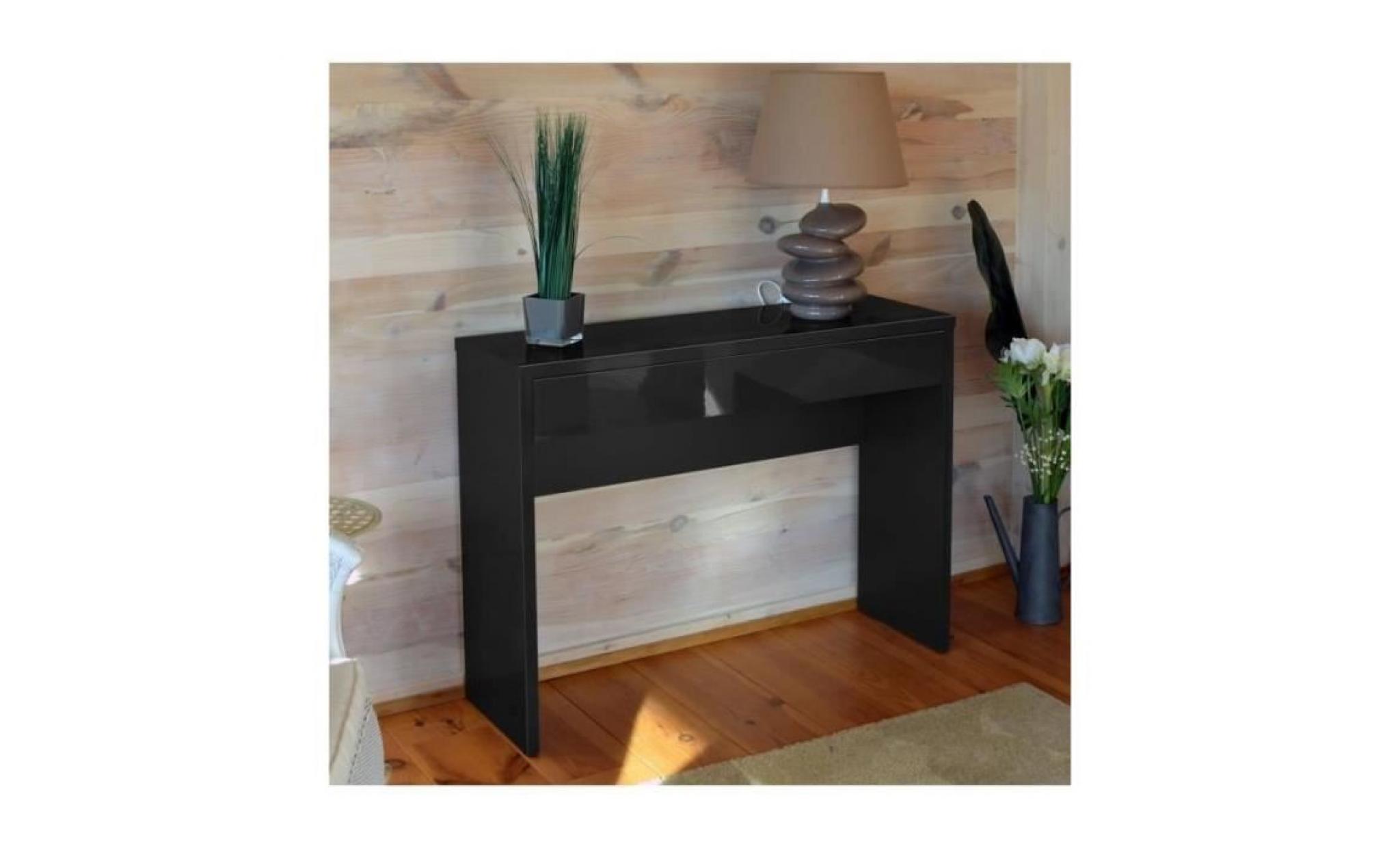 meuble d'entrée, console arena coloris noir. meuble design pour votre entrée: 34 noir
