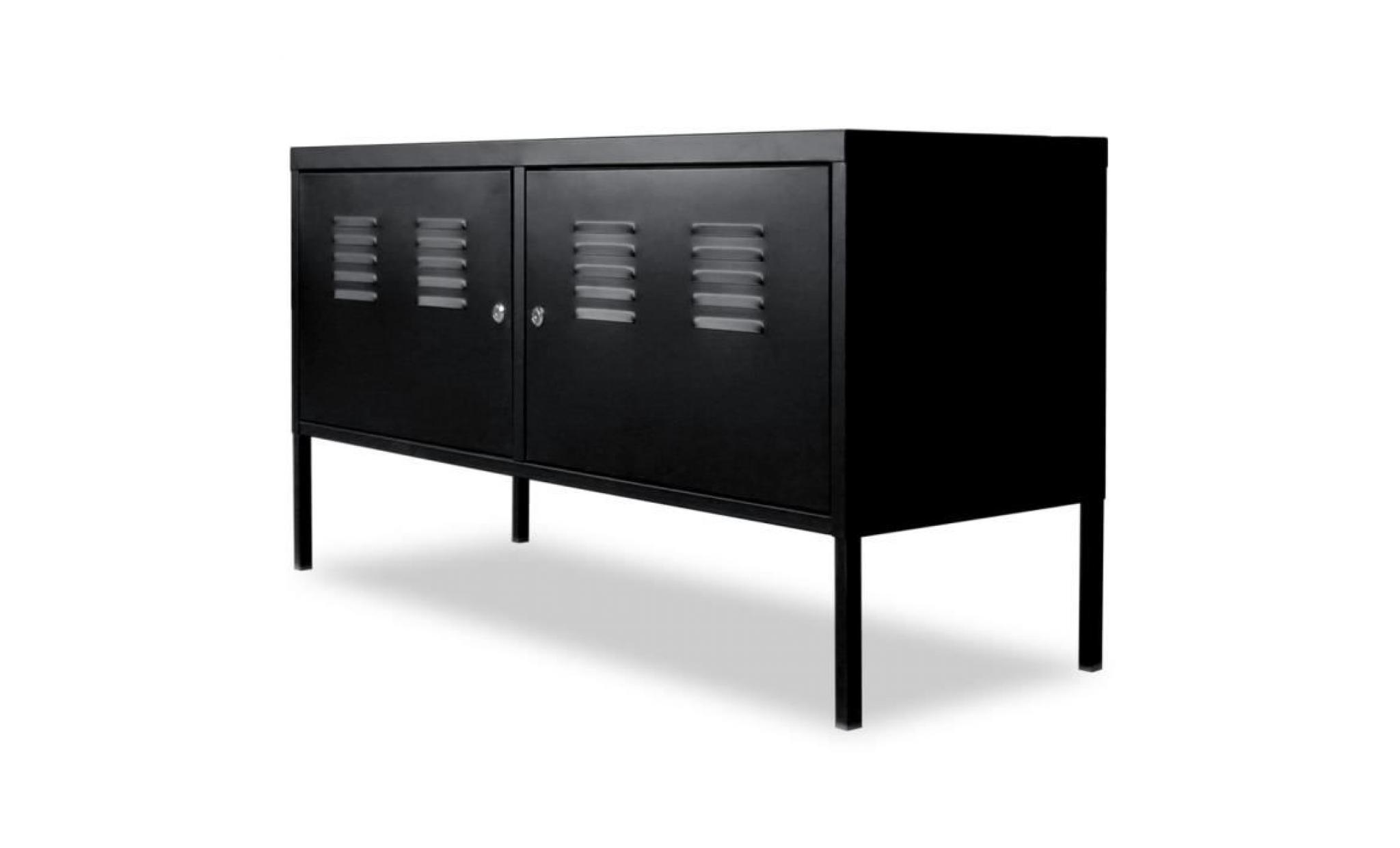 meuble de téléviseur 118 x 40 x 60 cm noir