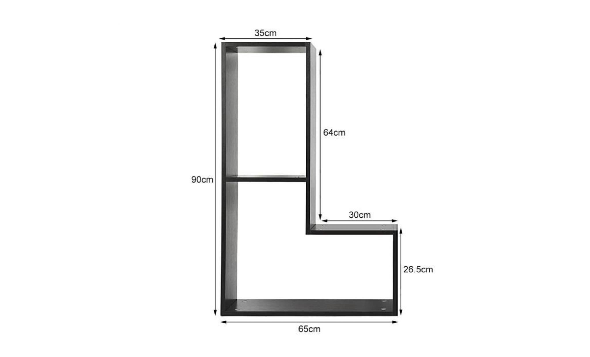 meuble multifonctionnel   collect 3 en 1   noir   construction du meuble innovante pas cher