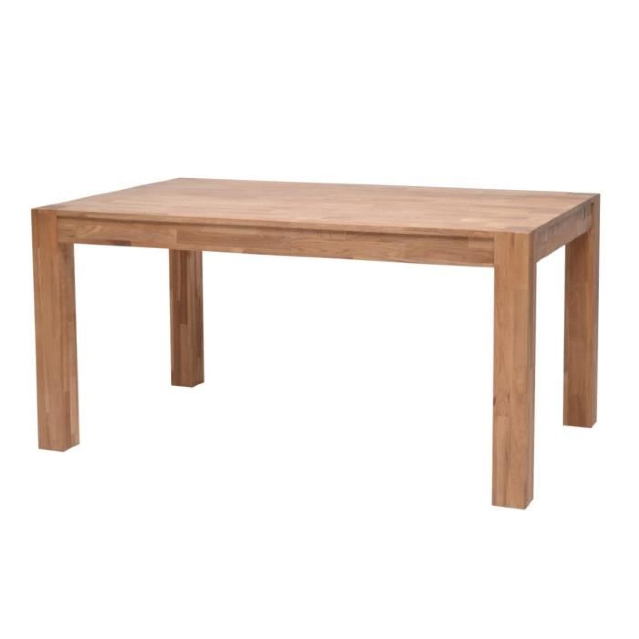 MILES table extensible chêne massif 150/230cm pas cher
