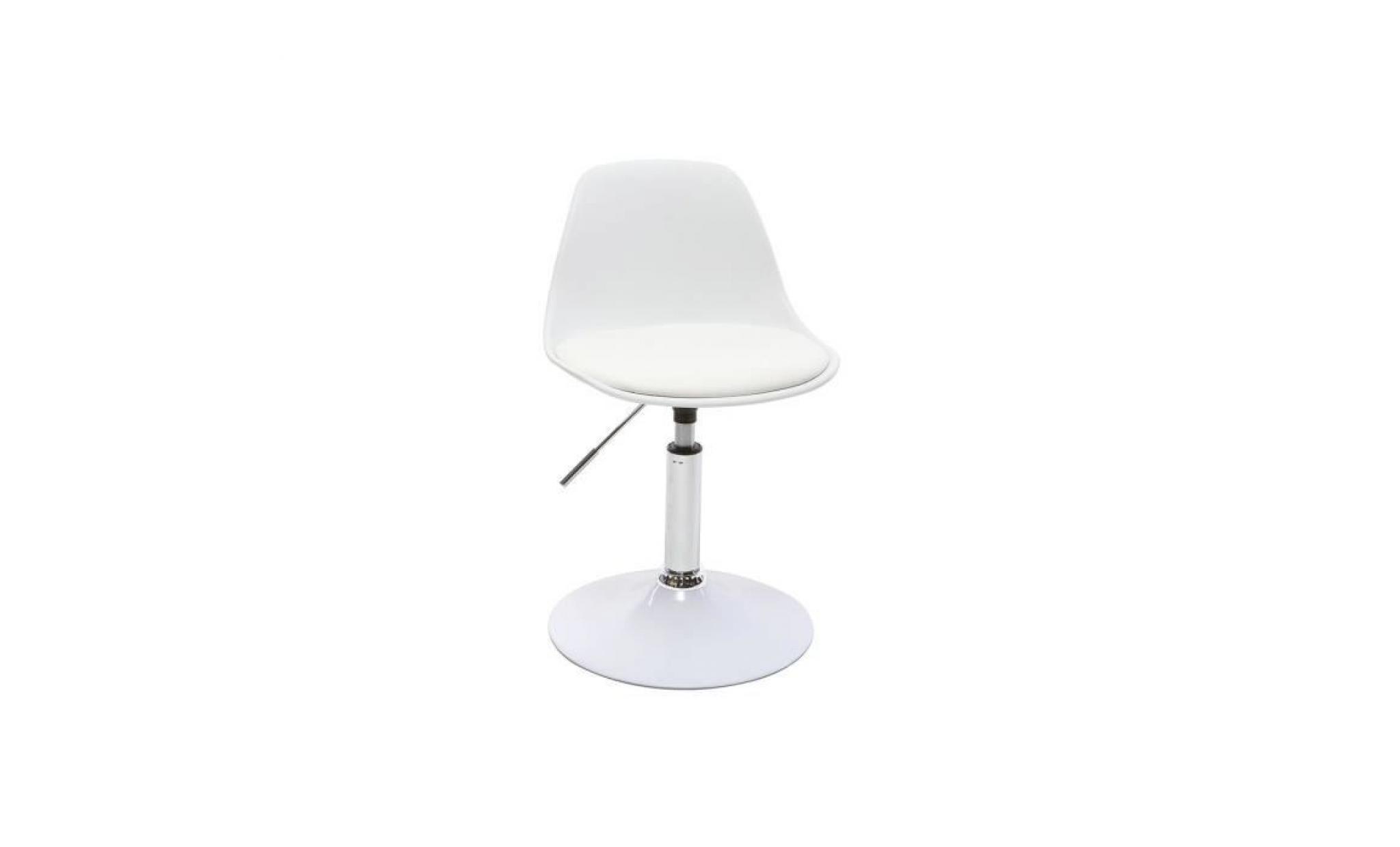 miliboo   chaise de bureau design enfant blanche steevy