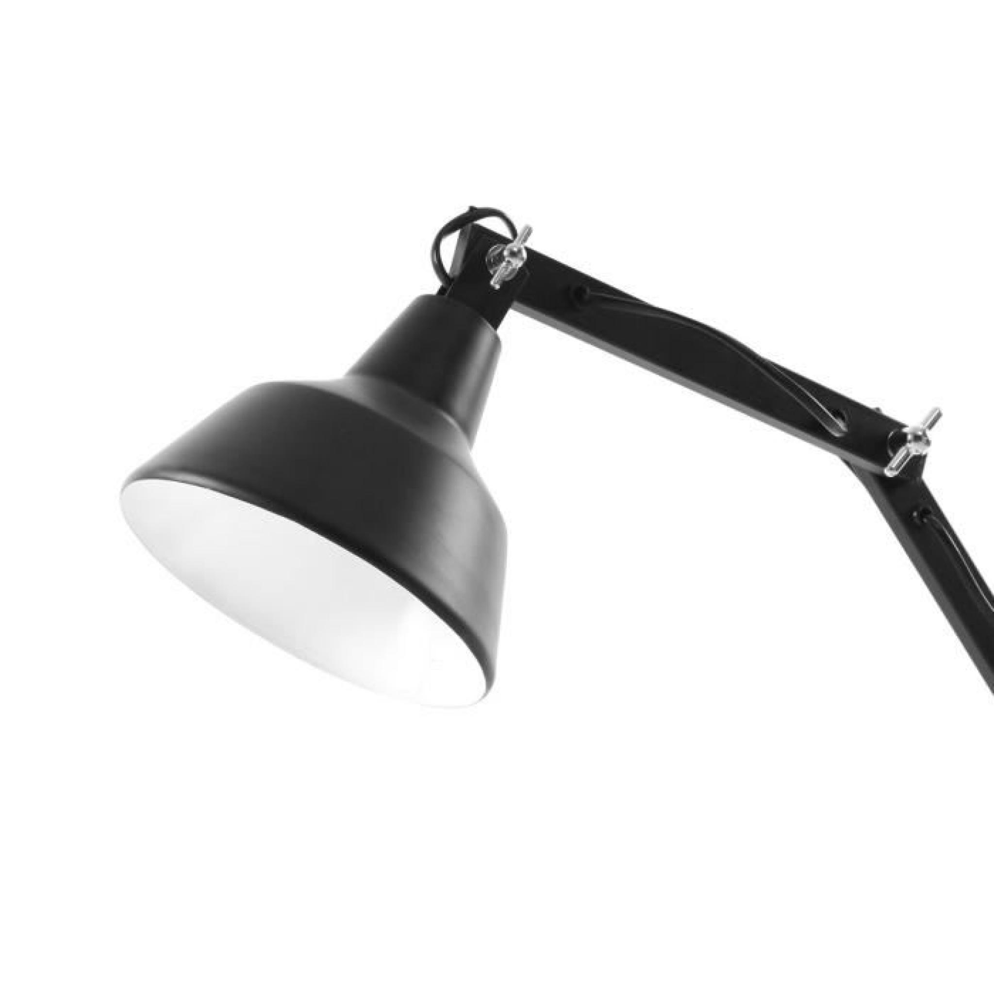 Miliboo - Lampe à poser design noir Olimpia  pas cher
