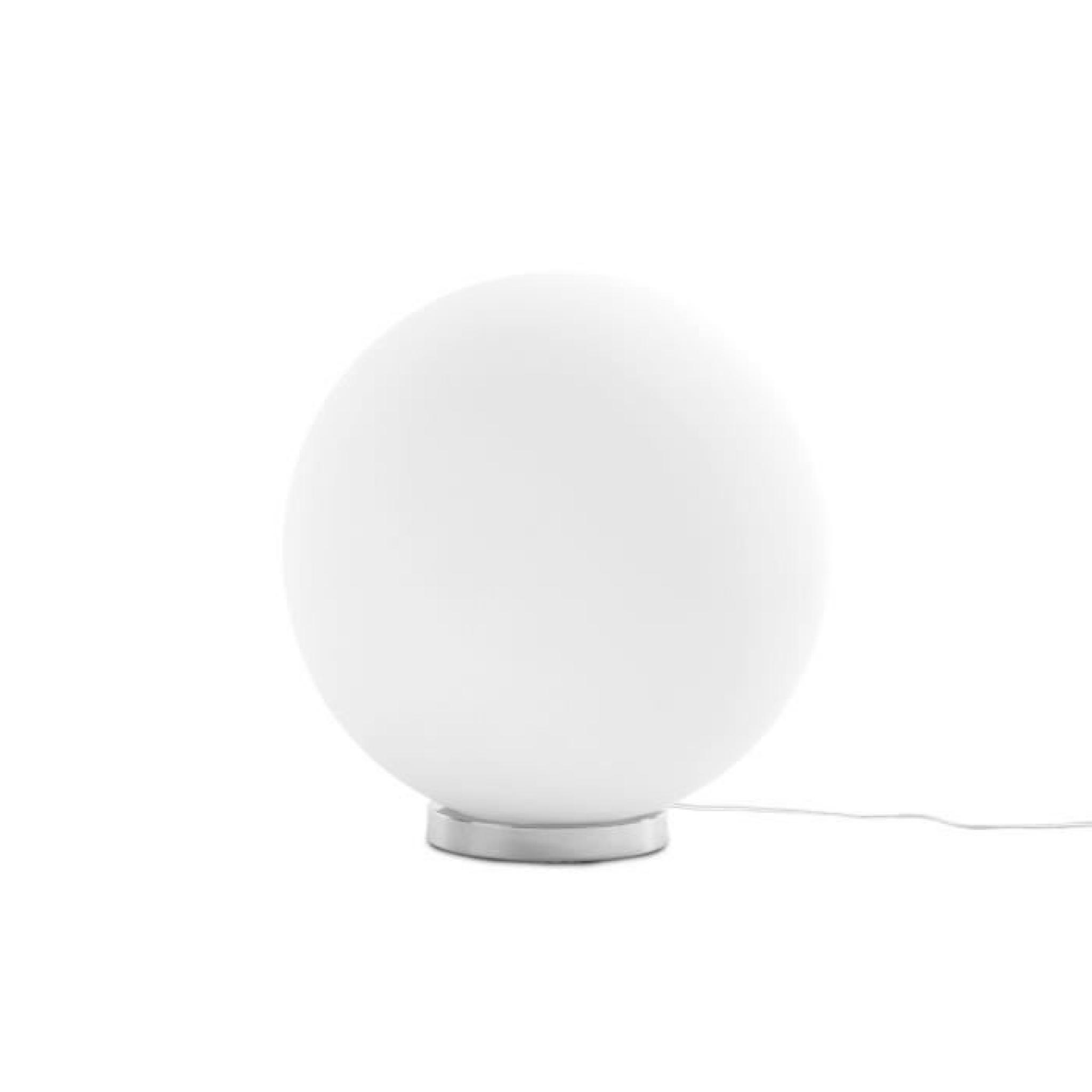 Miliboo - Lampe globe design blanche LISA