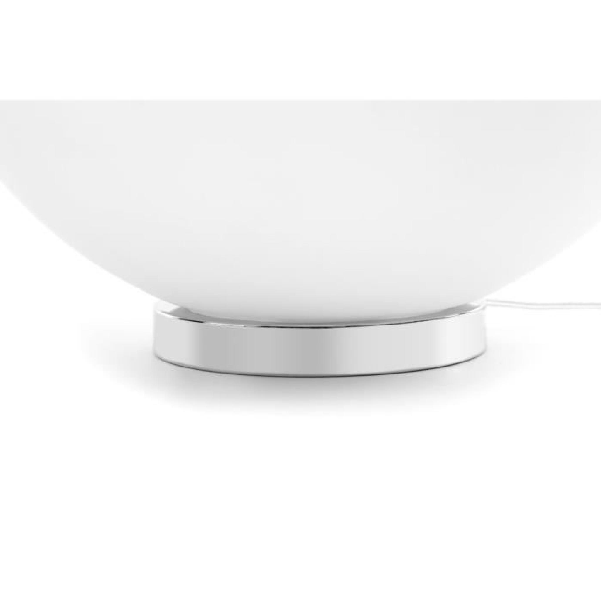 Miliboo - Lampe globe design blanche LISA pas cher