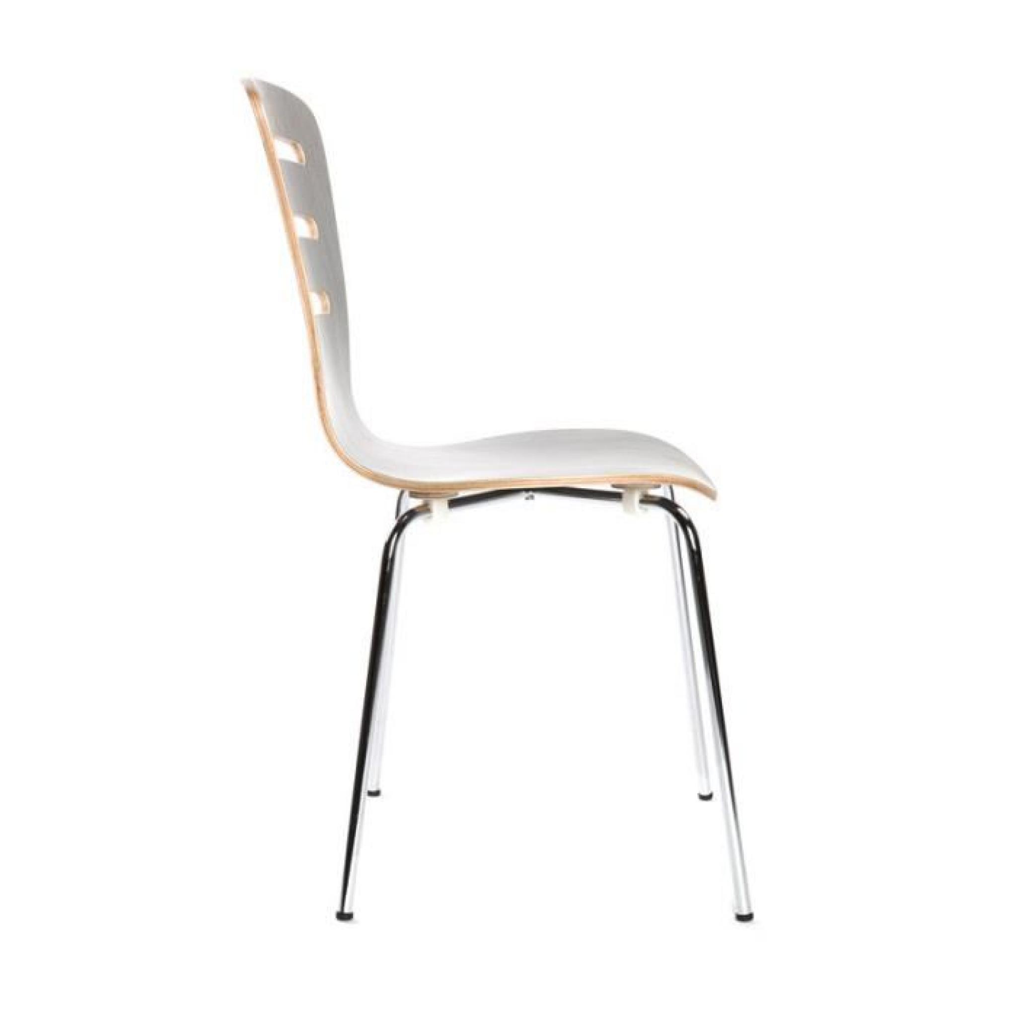 Miliboo - Lot de 2 chaises design empilables bo… pas cher