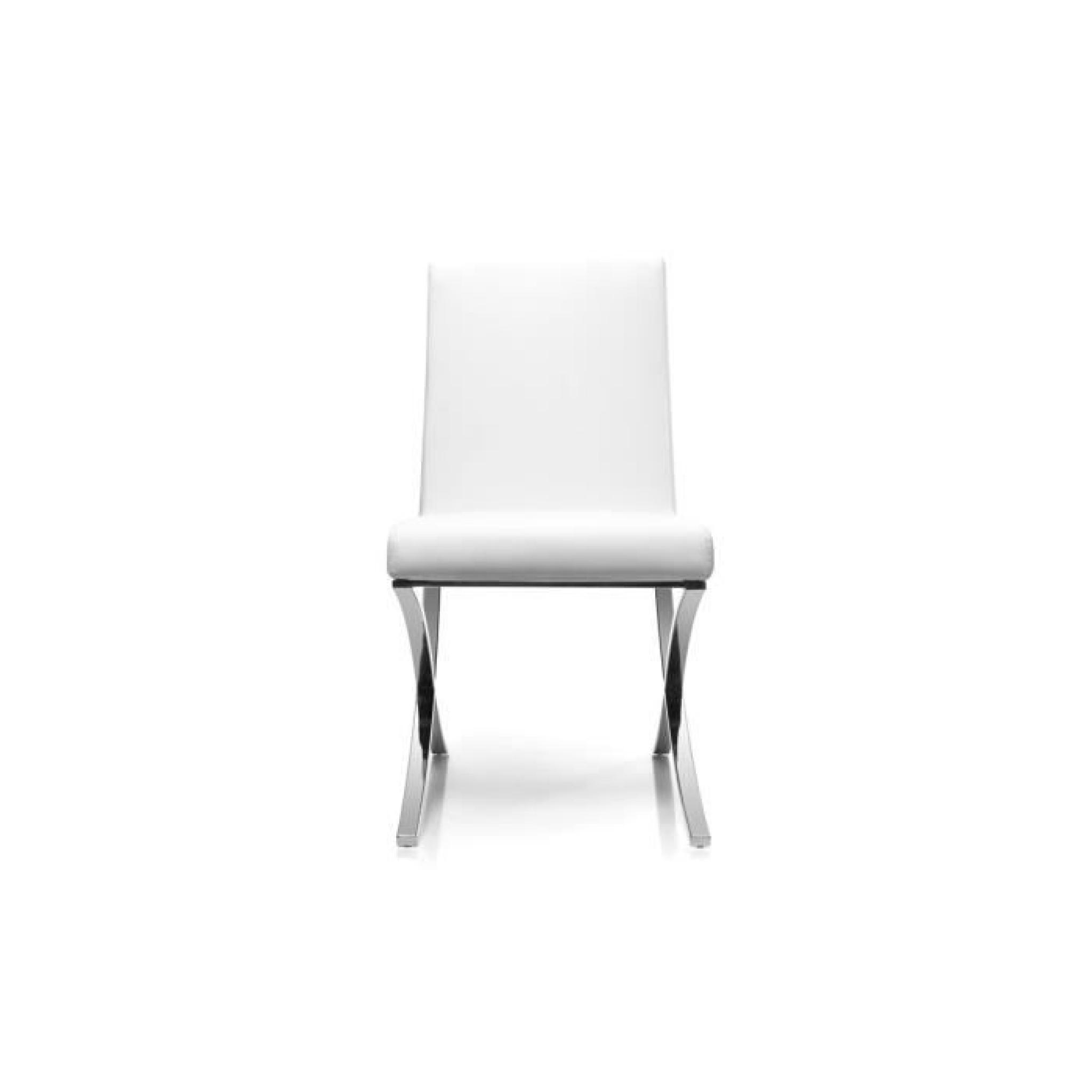Miliboo - Lot de 2 chaises design polyuréthane …