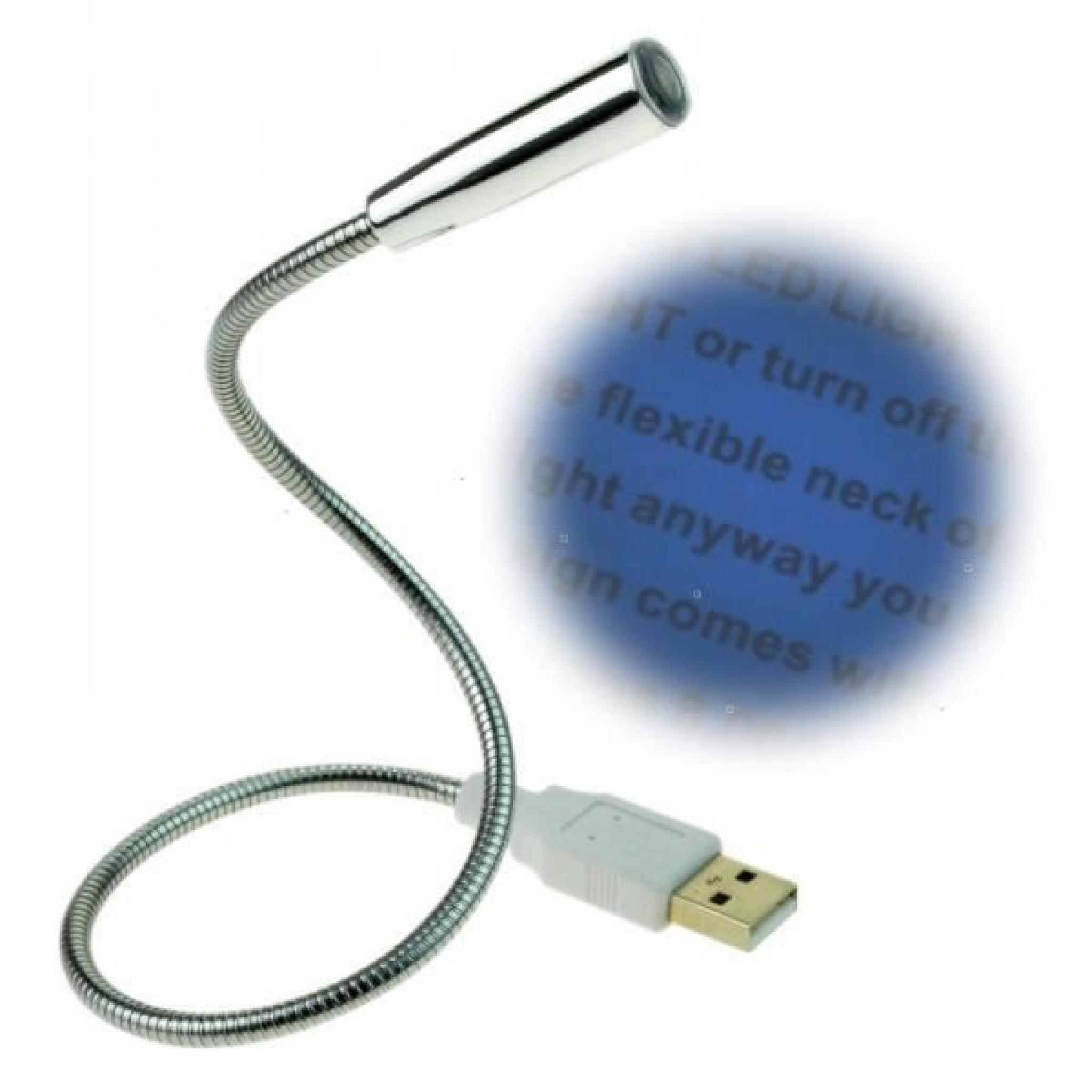 Mini Flexible Serpent de Métal USB LED Light lampe de lecture de PC Notebook Laptop Energy Saving Nuit