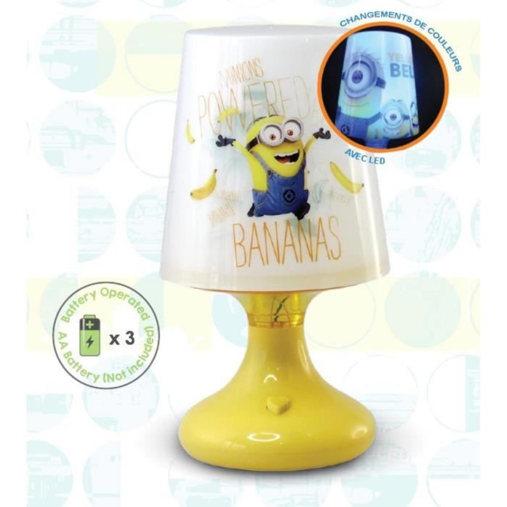 Mini lampe LED Les Minions 18cm Bananas