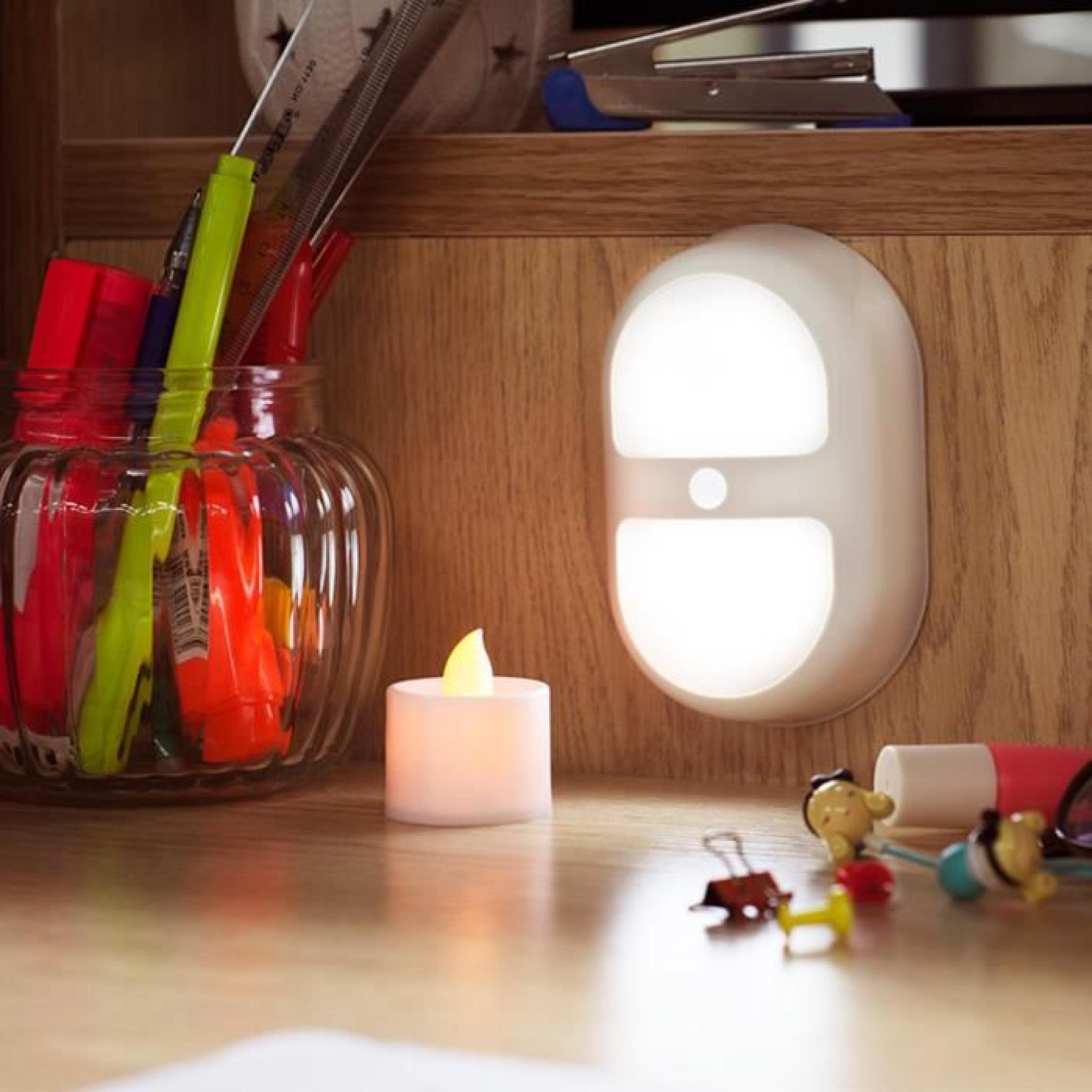 Mini LED Night Light Auto Control Capteur bébé Kid Chambre Applique pour les enfants Cabinet de chevet Corridor