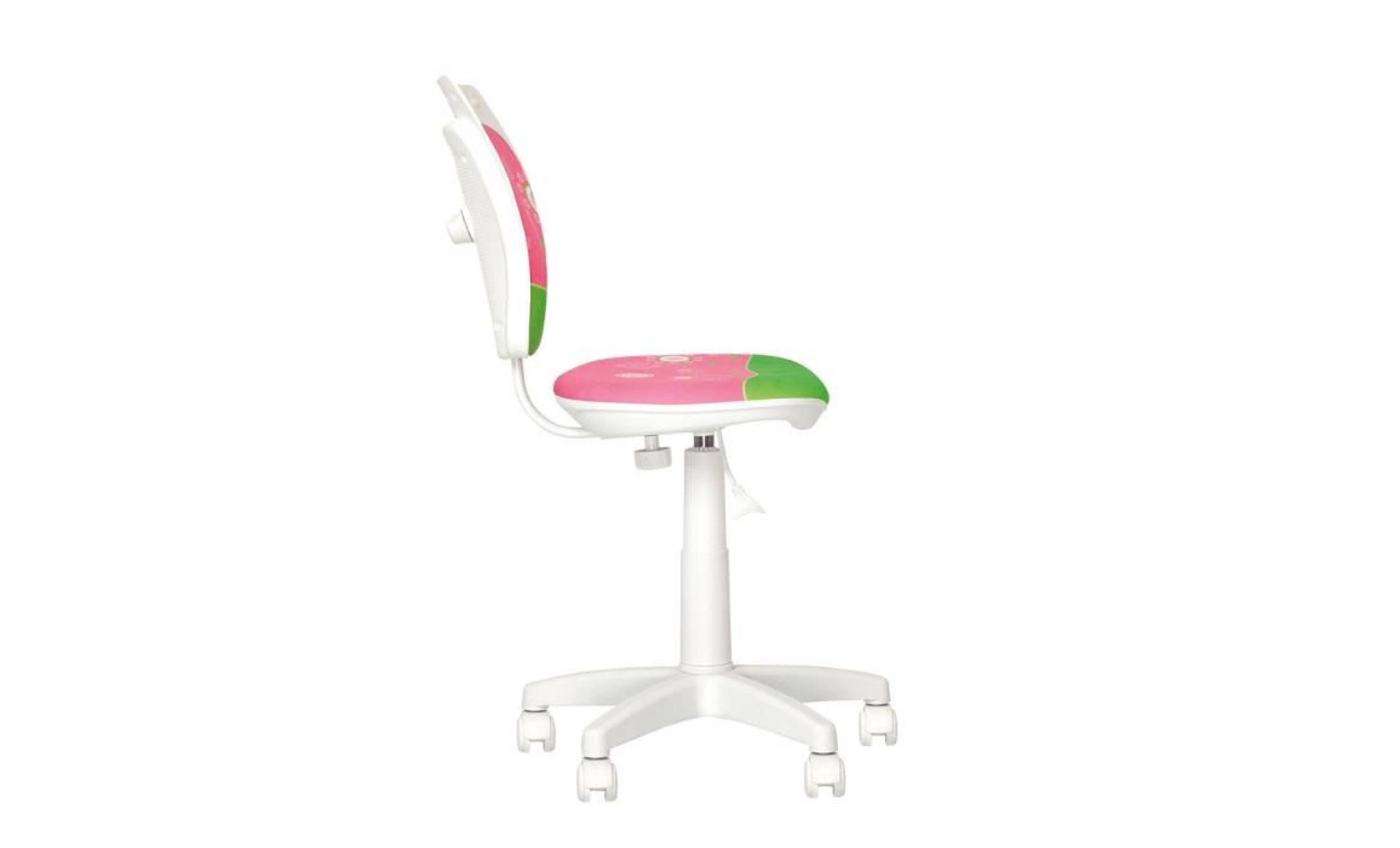 ministyle fleur  chaise, fauteuil de bureau pour enfant. rose. pas cher