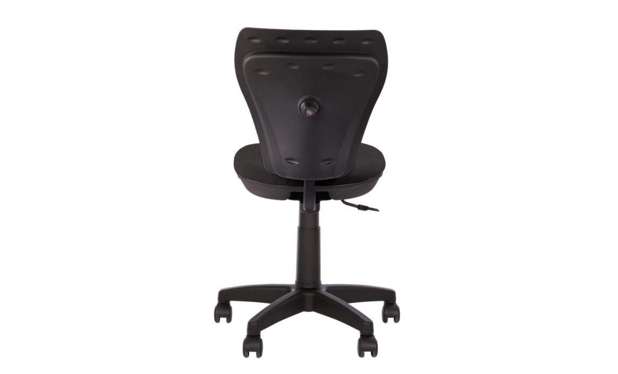 ministyle zebre  chaise de bureau pour enfant. en tissu. vert / noir. noir pas cher