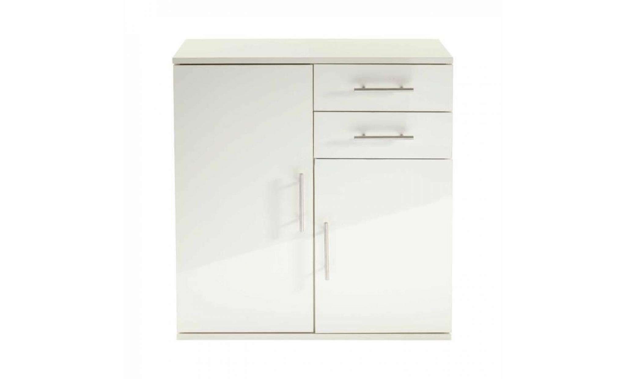 mmt white gloss modern sideboard buffet dresser with drawers and cupboards