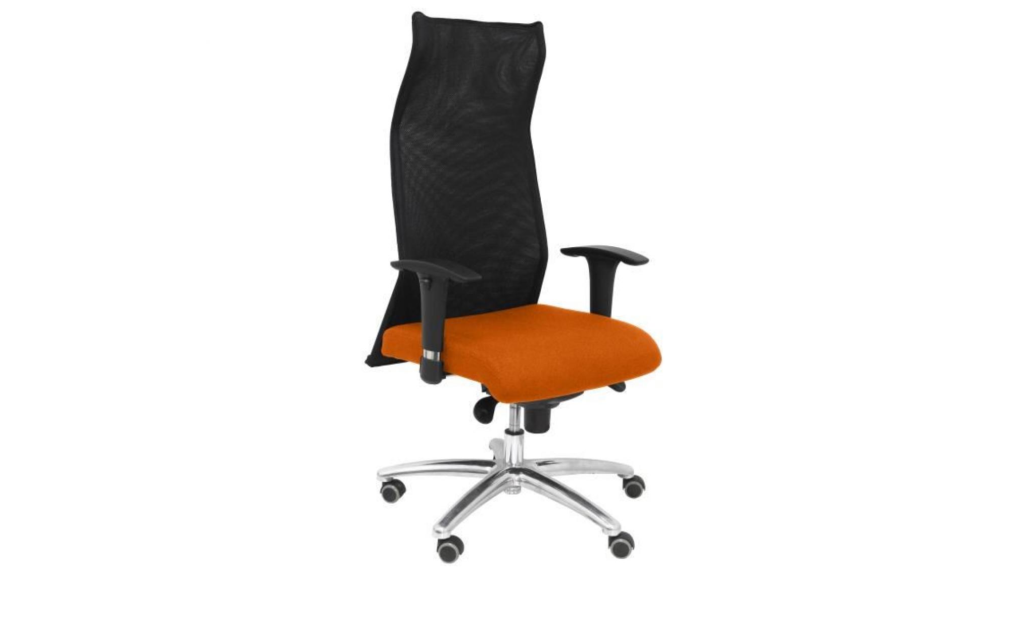 modèle 13sbali308 chaise de bureau ergonomique avec mécanisme synchrone et réglable en hauteur dossier du maille noir respirante et pas cher