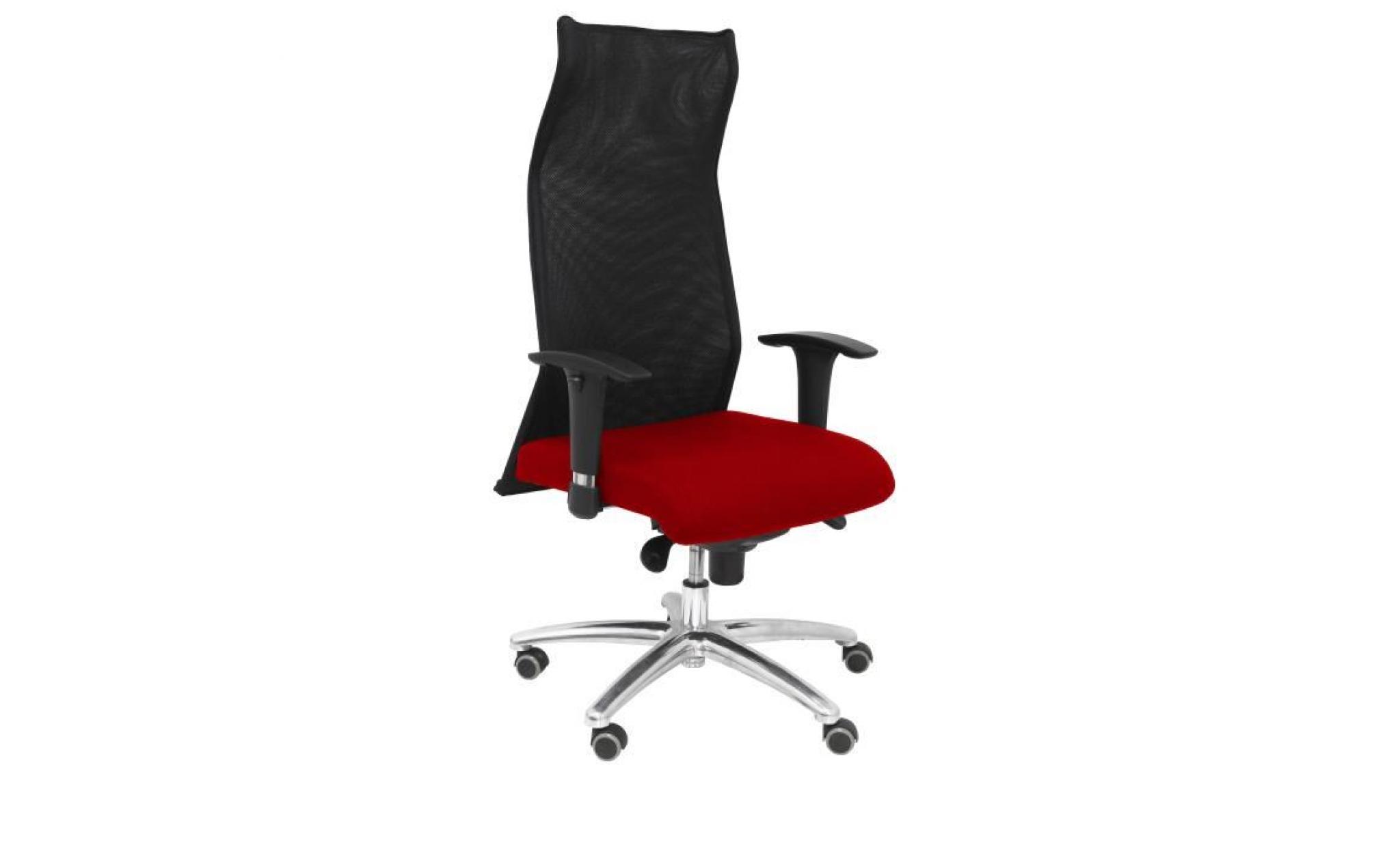 modèle 13sbali350 chaise de bureau ergonomique avec mécanisme synchrone et réglable en hauteur dossier du maille noir respirante et pas cher