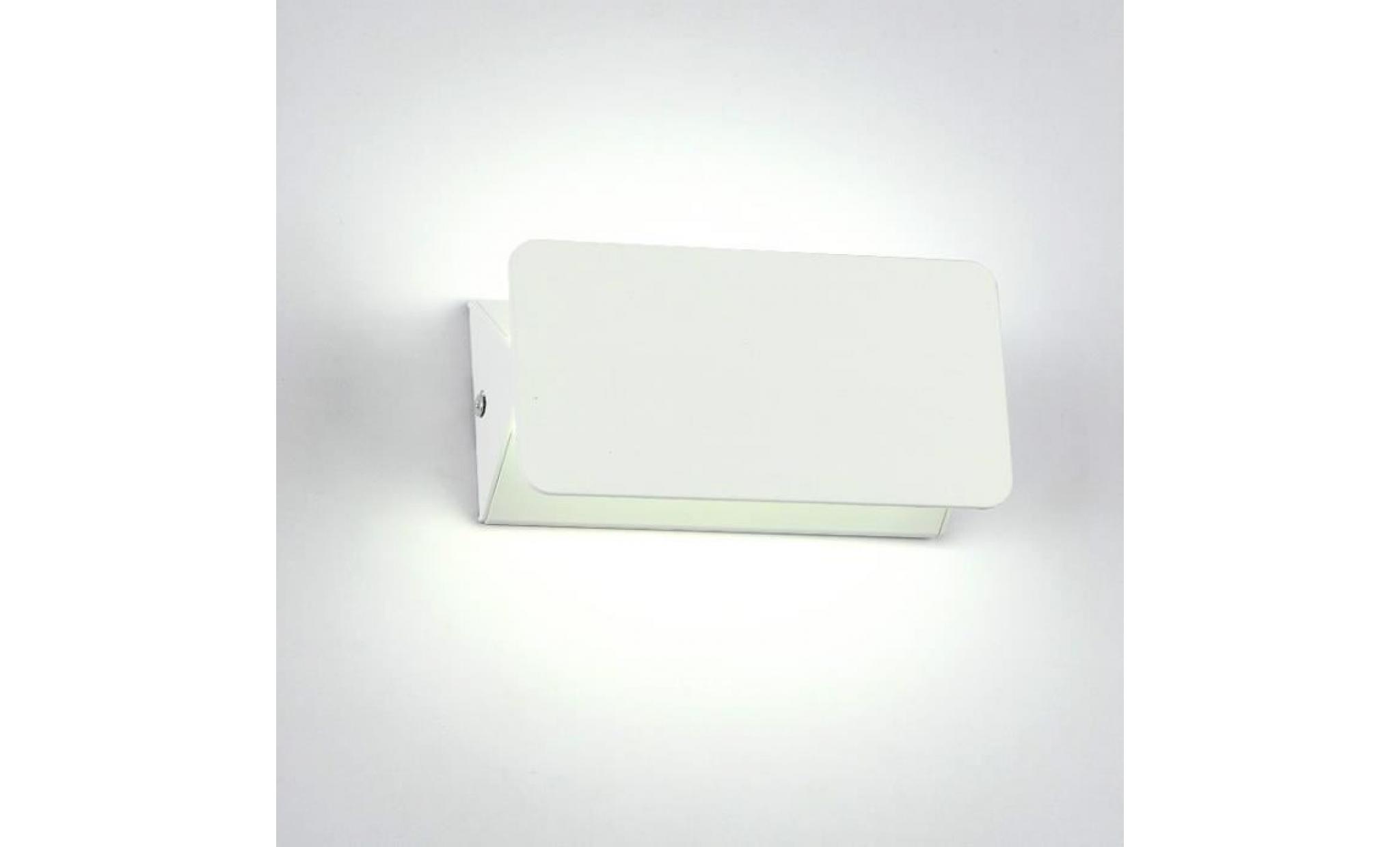 moderne 5w 16cm led tourner cube applique murale d'intérieur en alliage léger 220v blanc chaud