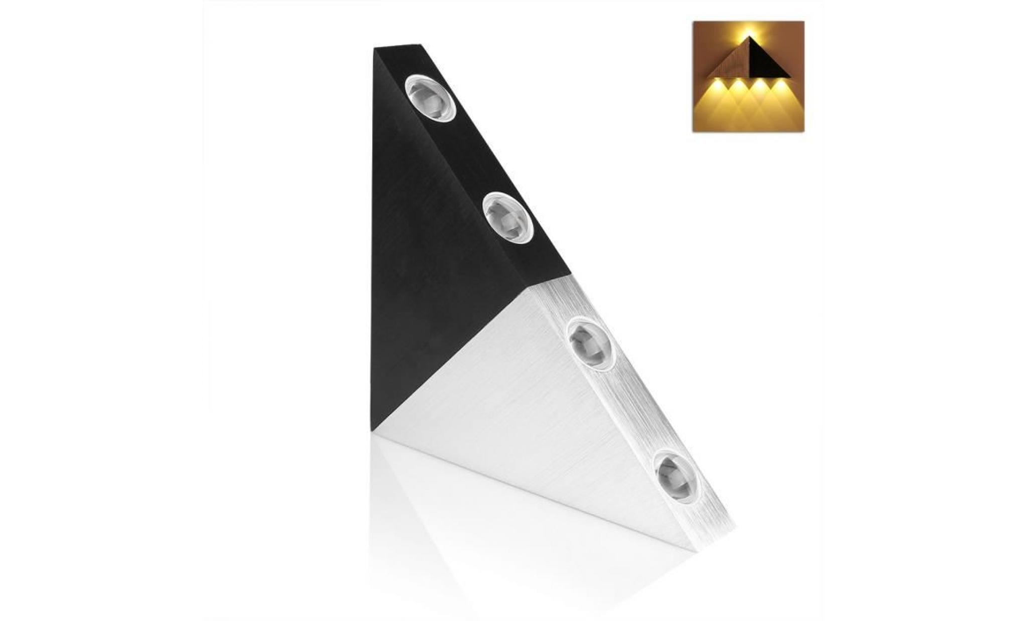 Moderne 5W Triangle Wall Light Up & Down LED Lighting Applique Home Bar Salle Stair Chemin Nuit Lampe intérieure Warm White