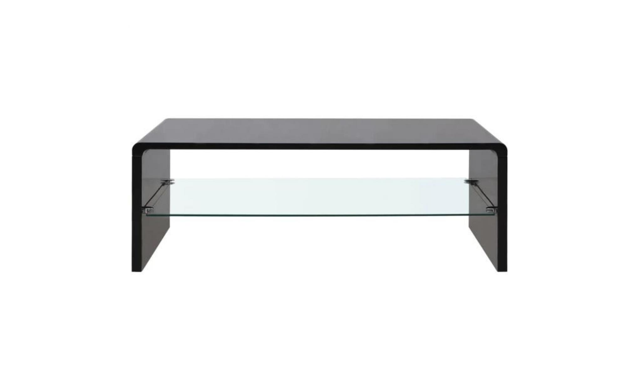 moderne table basse table à thé console 110 x 55 x 39 cm salon contemporain scandinave marron pas cher