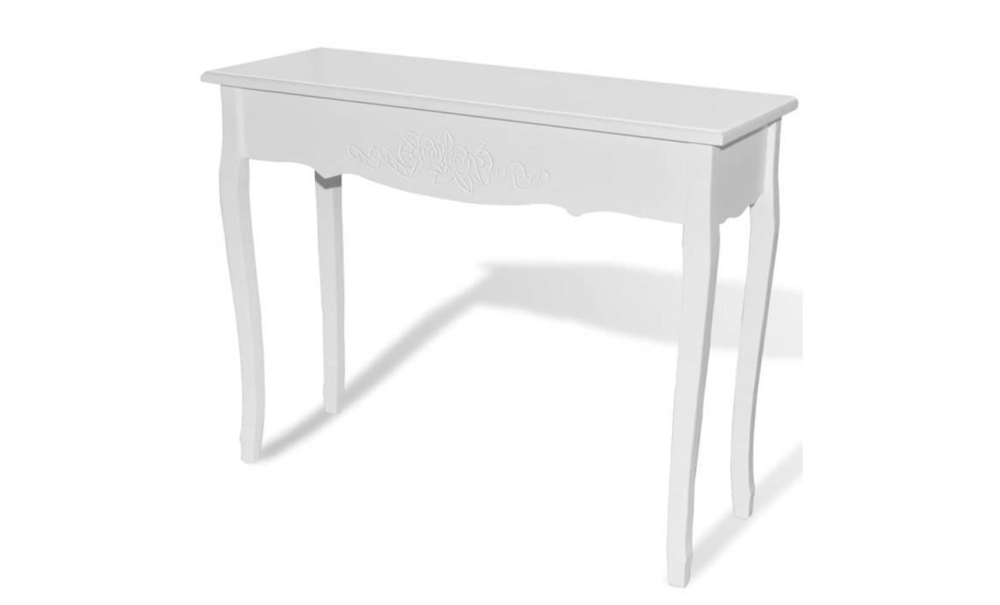 moderne table d'appoint table de console et coiffeuse blanc pas cher