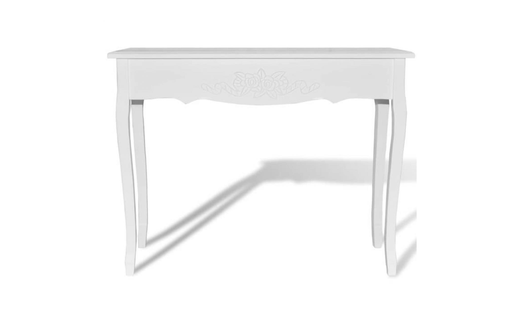 moderne table d'appoint table de console et coiffeuse blanc pas cher