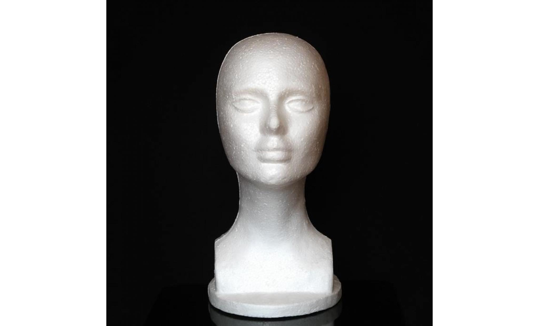 mousse féminine mannequin mannequin tête modèle magasin perruque cheveux bijoux présentoir