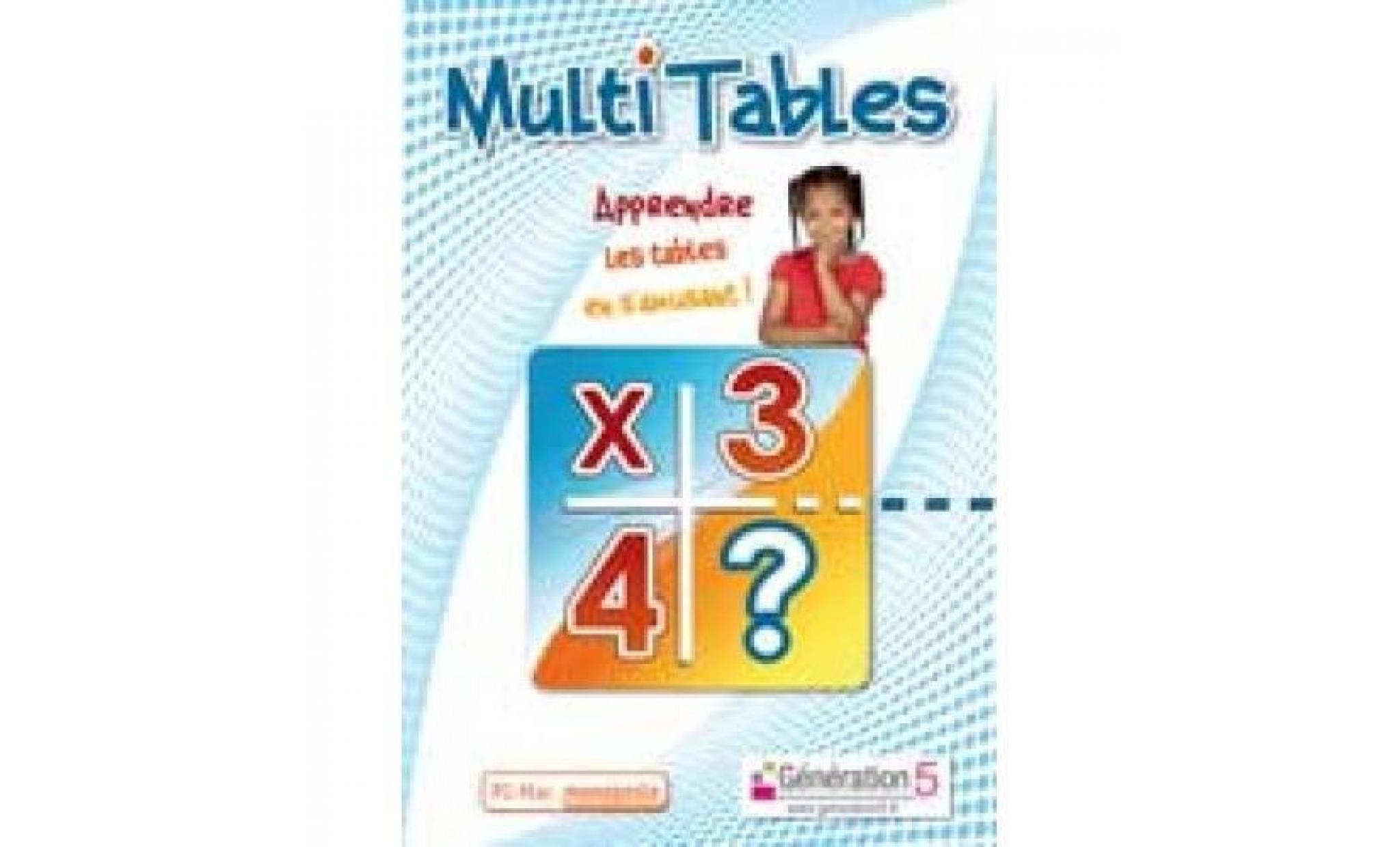 multi tables (code steam en téléchargement)