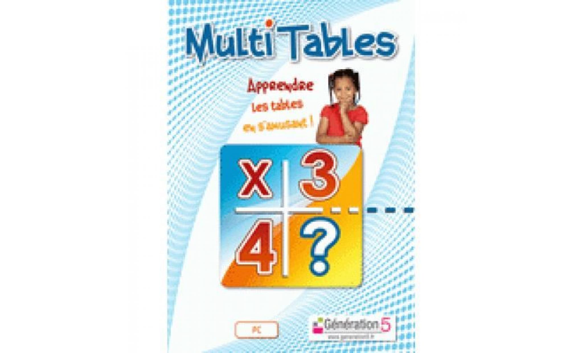 multi tables (code steam en téléchargement) pas cher
