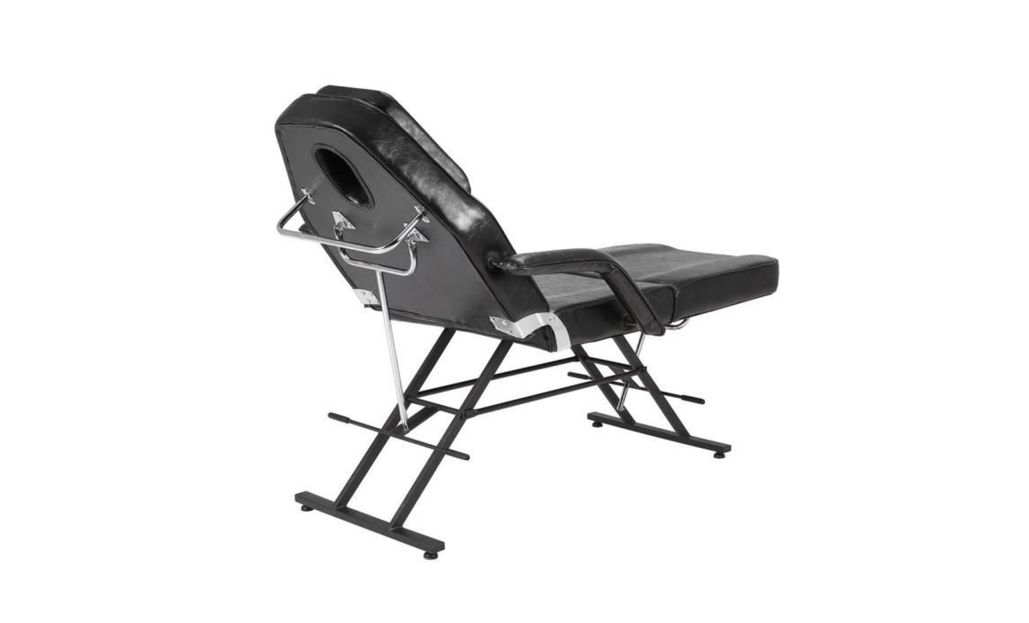 multifonction noir fauteuil lit avec tabouret roulant pu cuir pour salon de beauté pour dentiste pour barbier pas cher