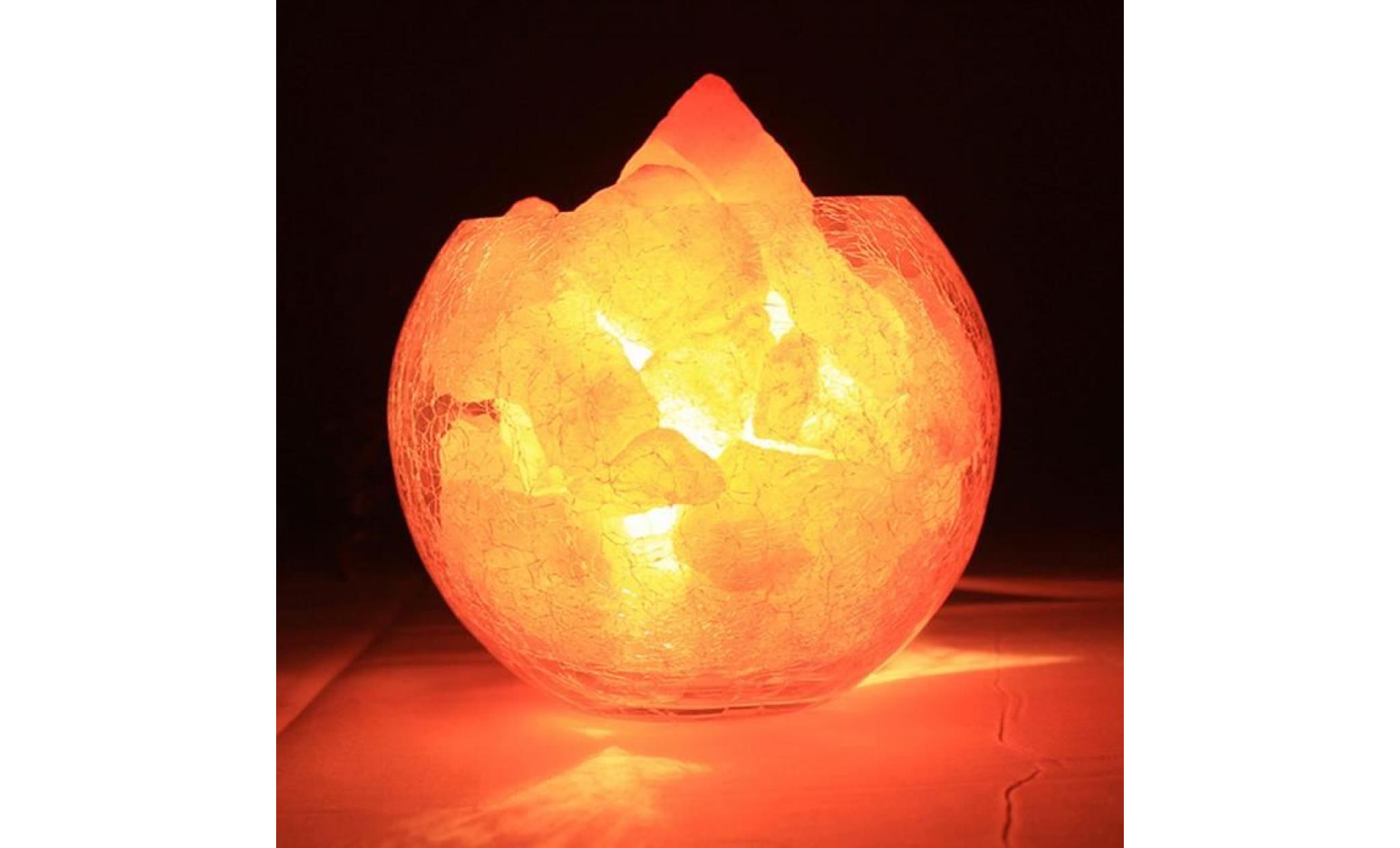 naturel purificateur d'air de l'himalaya crystal oeuf sel roche boule bloc de sel pour lampe de lumière pas cher
