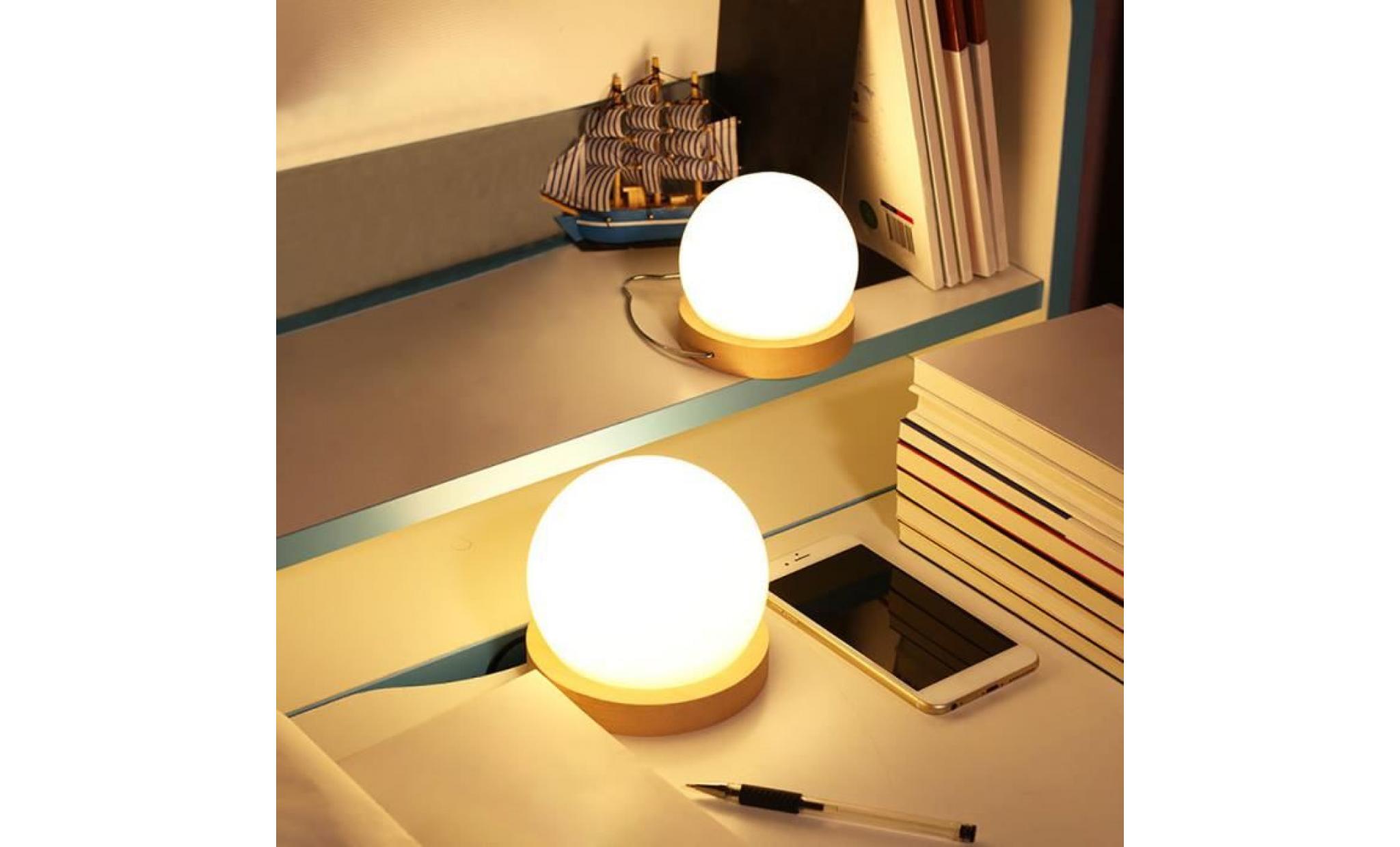 night light ball shaped usb lamp kid's gift home desk 3d led decor 10894