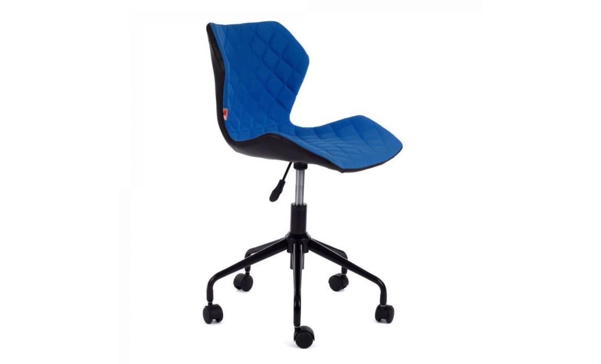 my sit tabouret de travail sur roulettes réglable en hauteur rouge/noir en tissu et simili chaise de bureau pivotante siège neuf ino