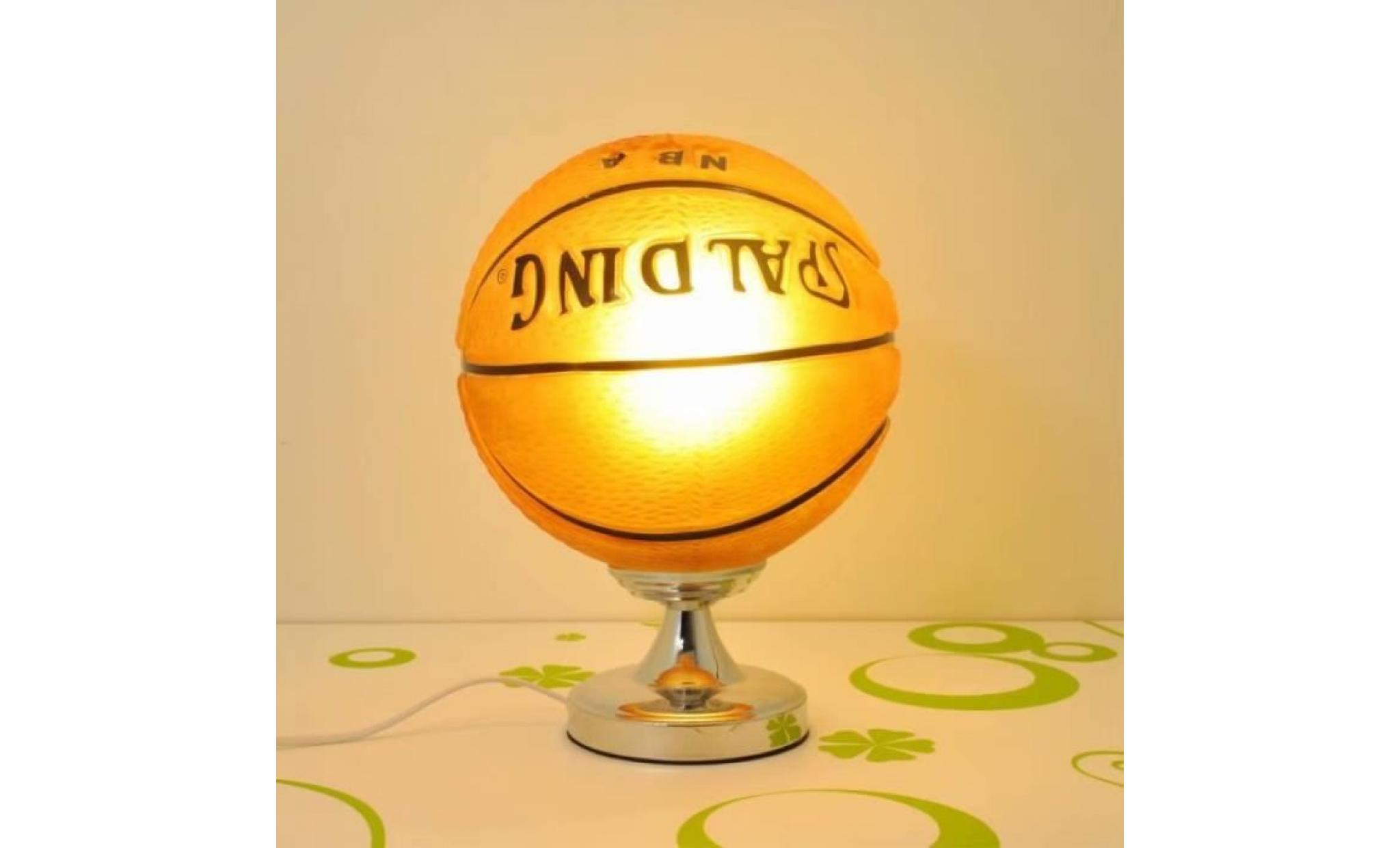 nouvelle arrivée creative verre basket lampe de table chambre chambre personnalité personnalité lampe de rédaction écrit lecture pas cher