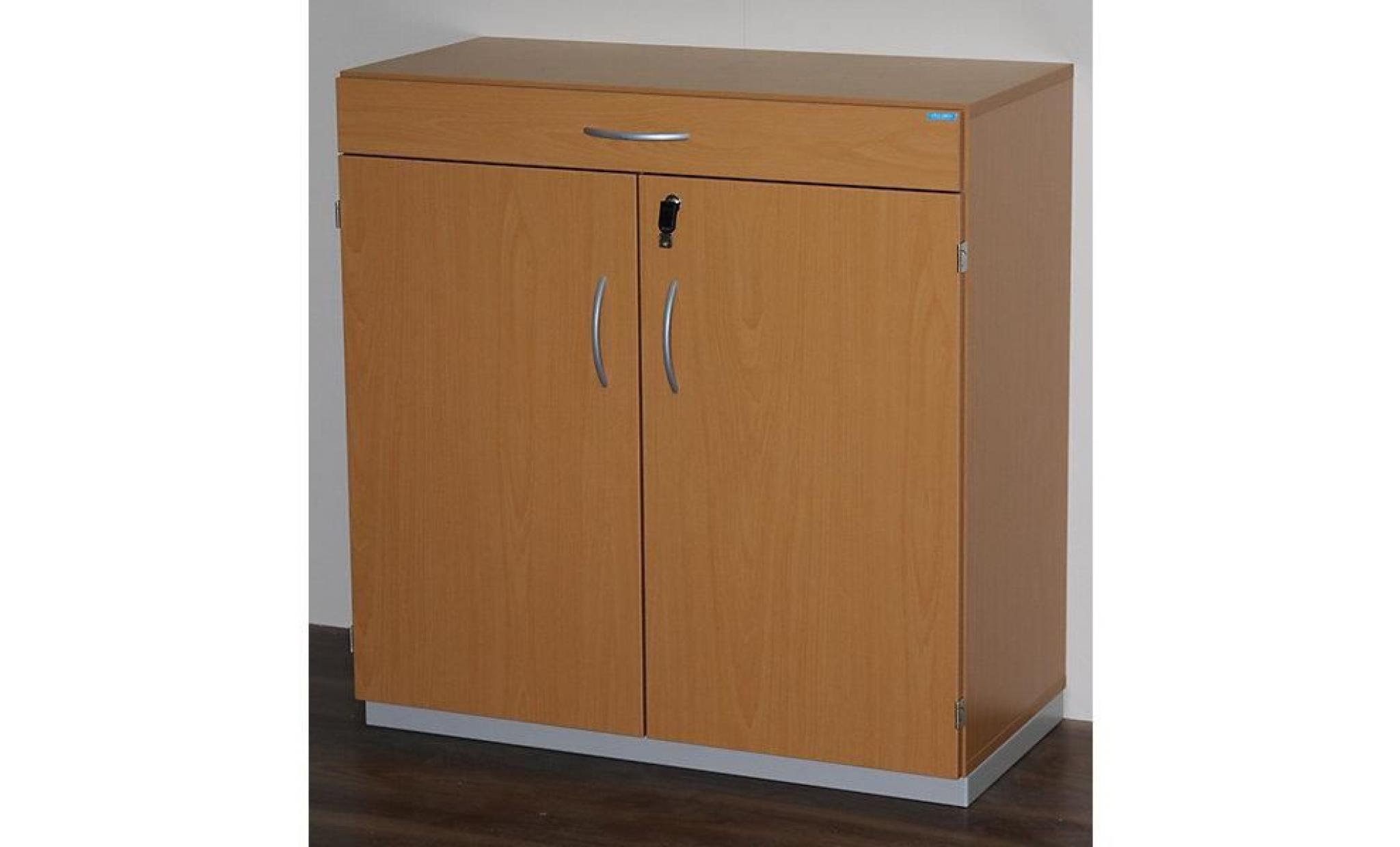 office akktiv armoire de ménage avec plateau de tri   h x l x p 942 x 913 x 440 mm, verrouillable gris clair ral 7035   armoire