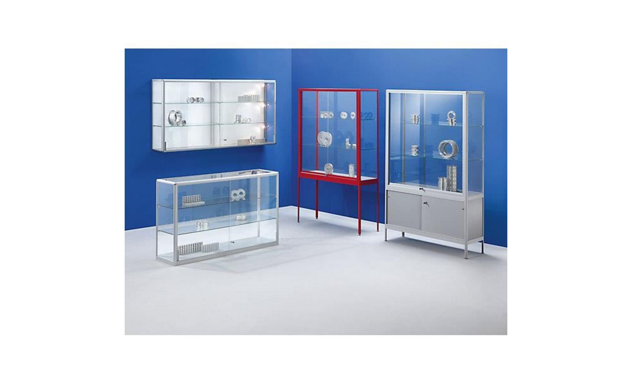 office akktiv vitrine   modèle vitrine compartimentée   largeur 500 mm, 1 porte pivotante   armoire à vitrine armoires à vitrine pas cher