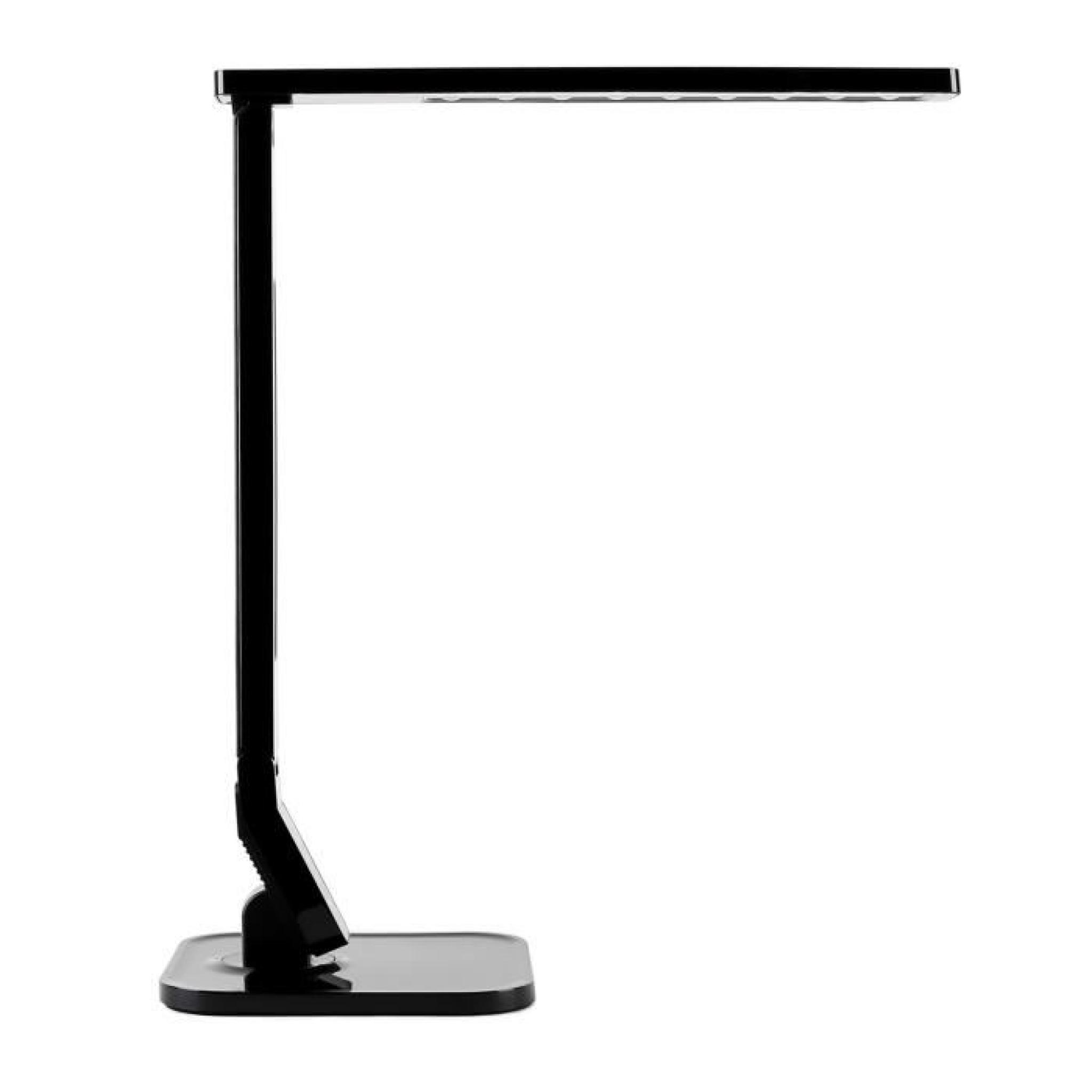 oneConcept Daily Light Lampe de bureau LED USB noire pas cher