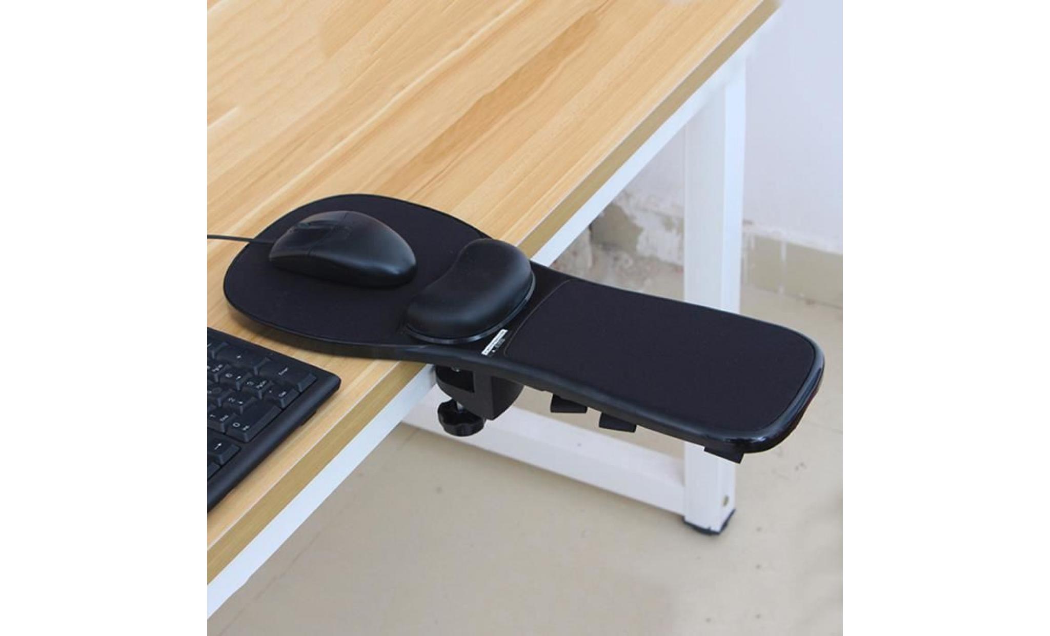 ordinateur coude accoudoir chaise de soutien de bureau accoudoir bureau À la maison poignet souris noir pas cher