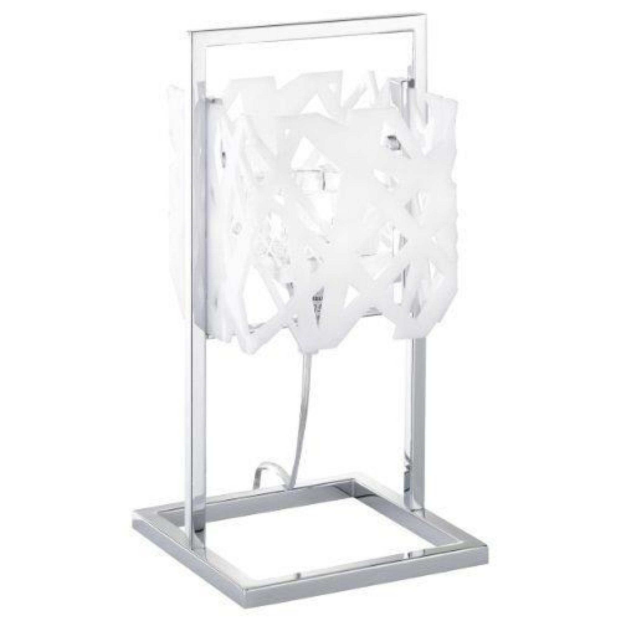 Paul Neuhaus 4609-16 Lampe de table/bureau avec 1 ampoule G9 40 W Blanc