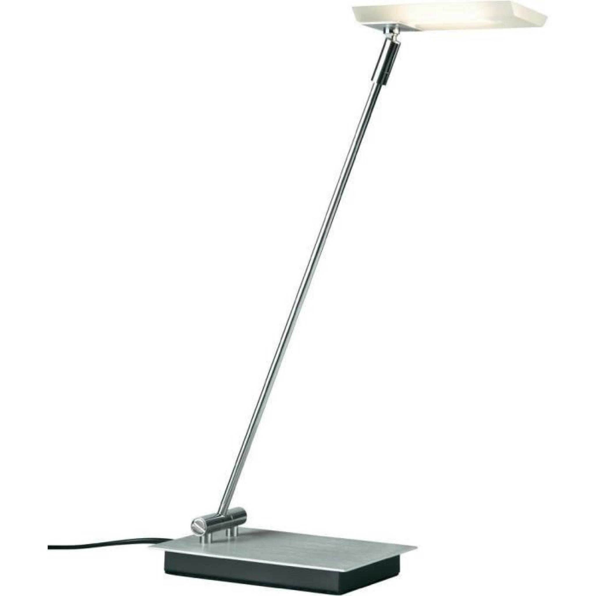 Paulmann Lampe de bureau LED Slice satin, alumi…