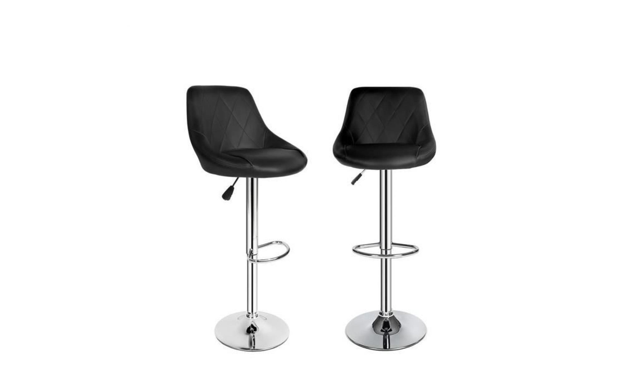 perfect tabourets de bar (noir) chaises de bar lot de 4, 59 cm   79 cm pas cher