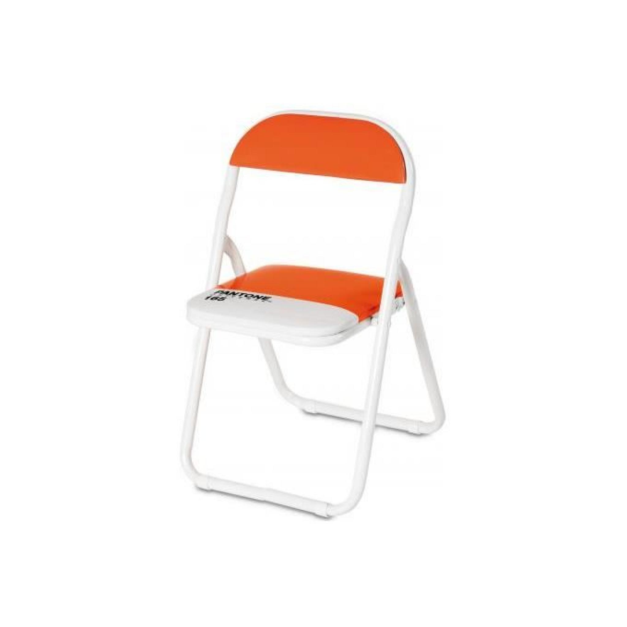 Petite chaise pliante Pantone orange Firenze Seletti