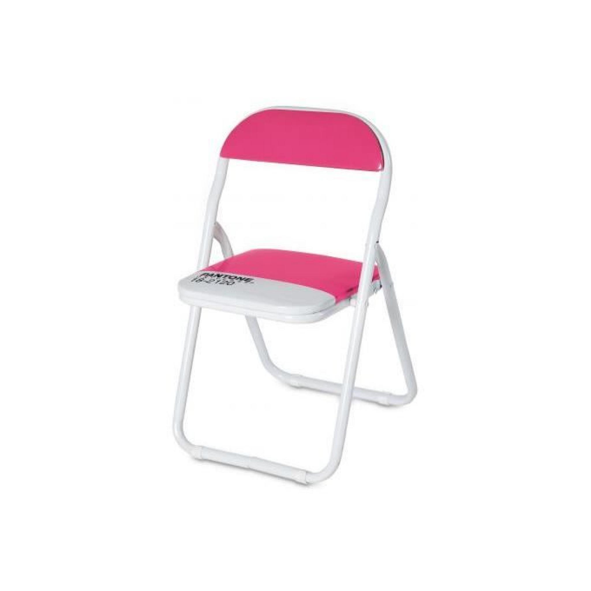 Petite chaise pliante Pantone rose Firenze Seletti