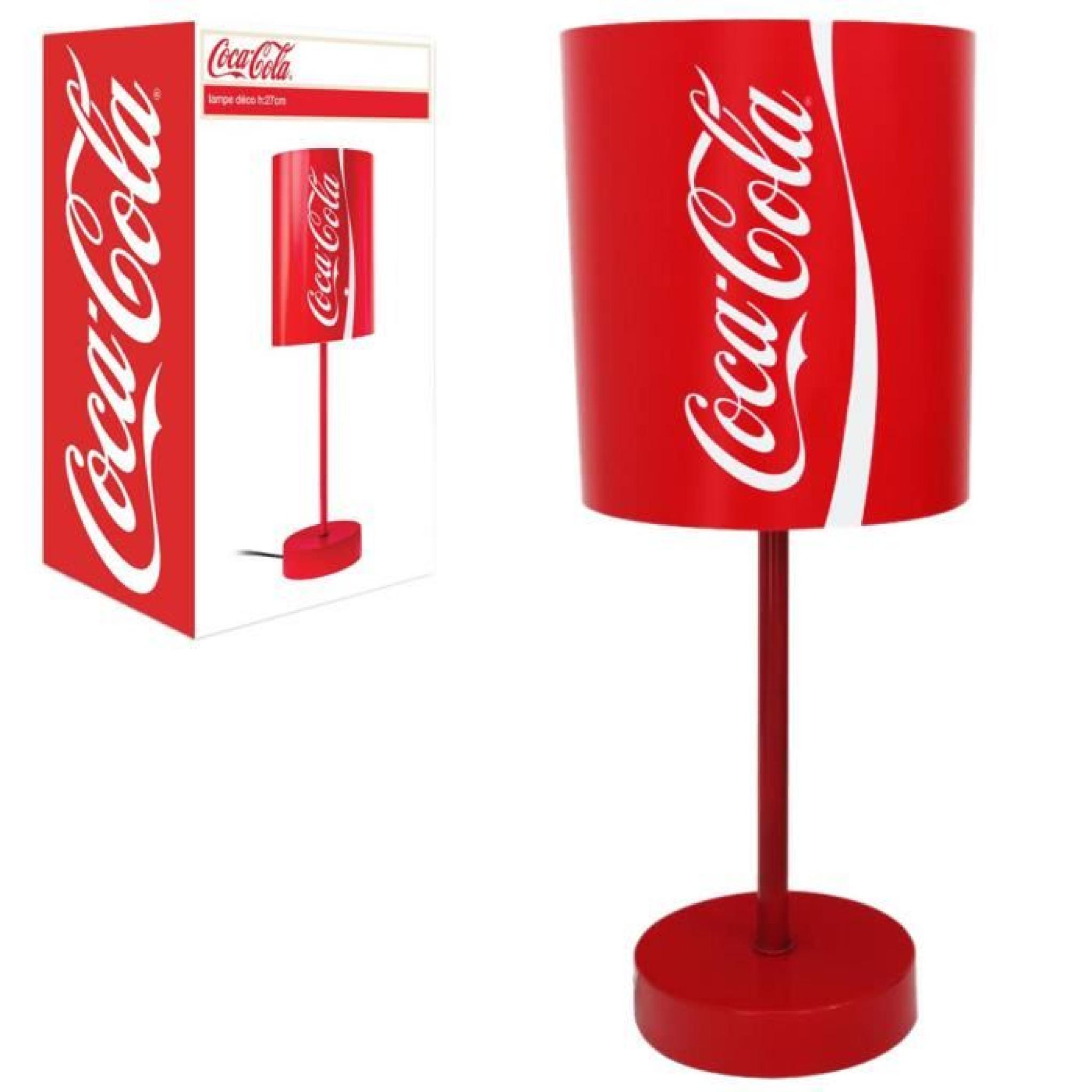 Petite lampe Coca-cola rouge