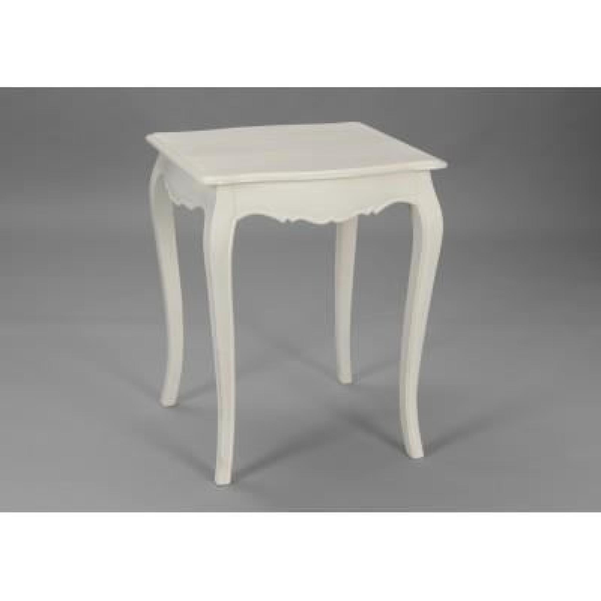 Petite table blanche Murano pas cher