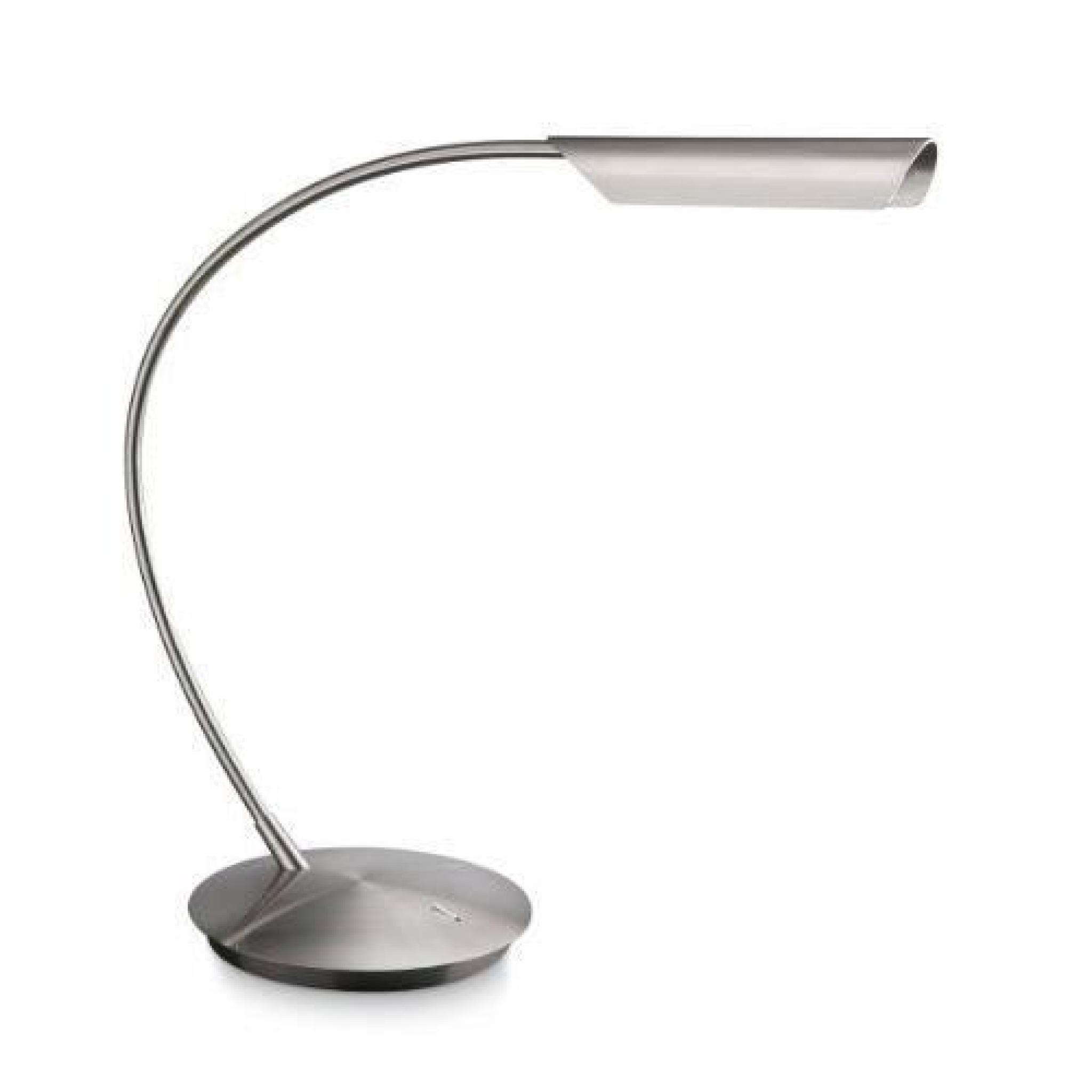 Philips 379541716 Ledino Lampe de Table LED Métal Acier Brossé 1 x 7,5 W