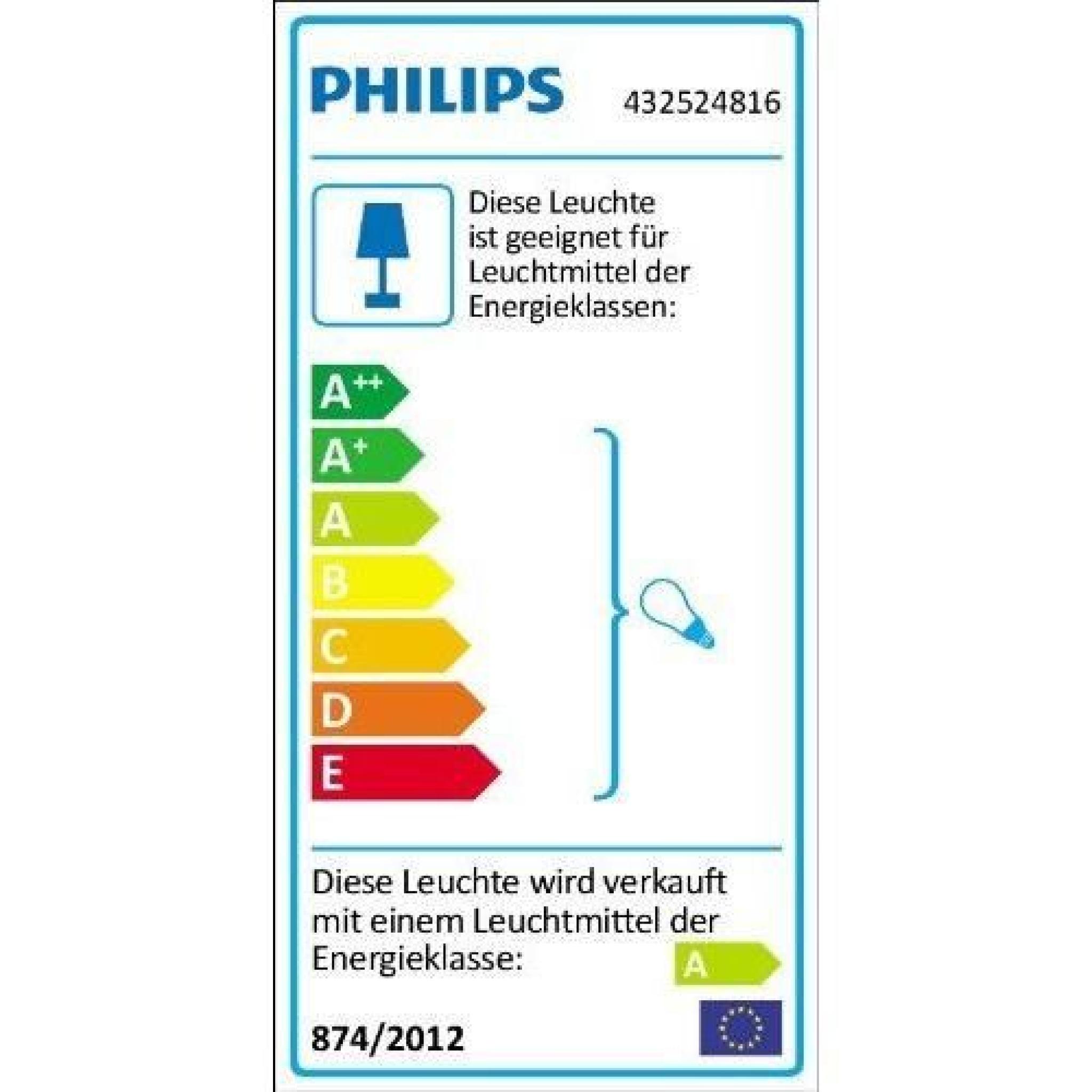 Philips 432524816 Douro Lampe de Bureau Métal Aluminium 1 x 25 W pas cher