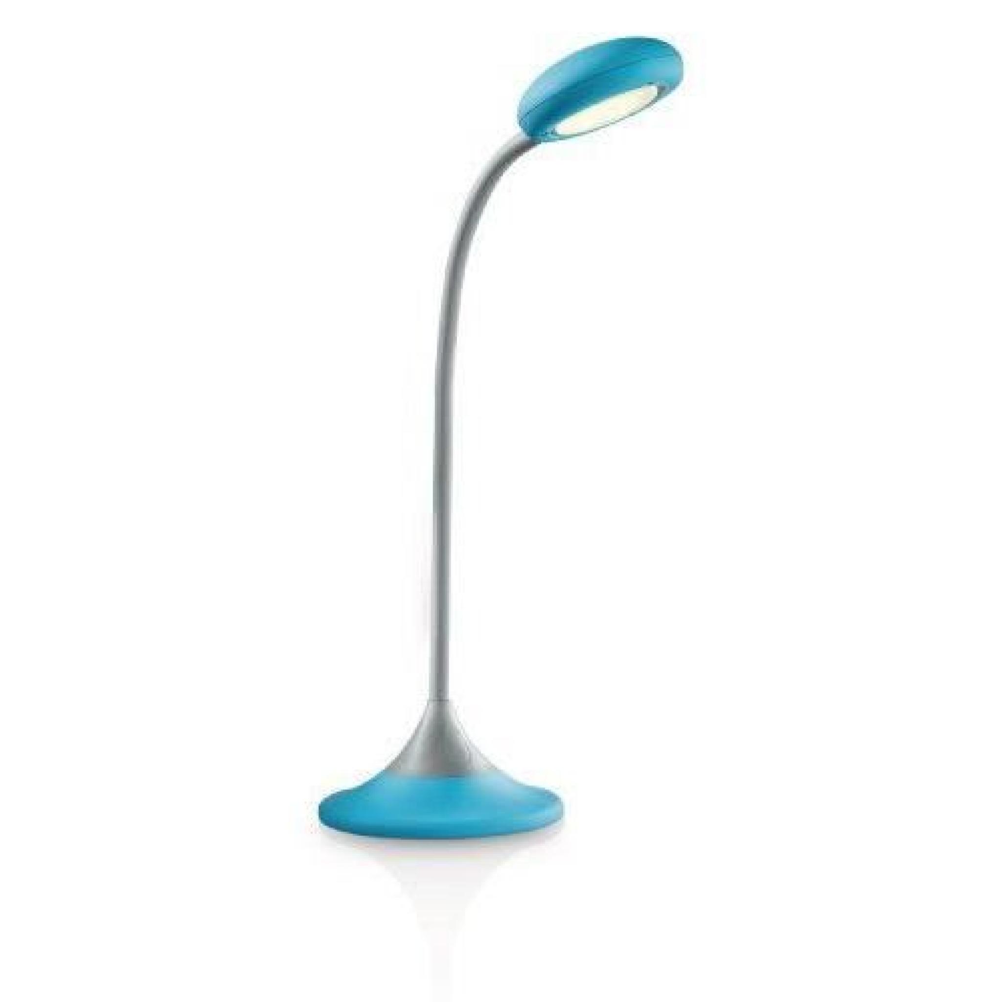 Philips 666223516 Chat Lampe de Table Bleu 1 x 9 W
