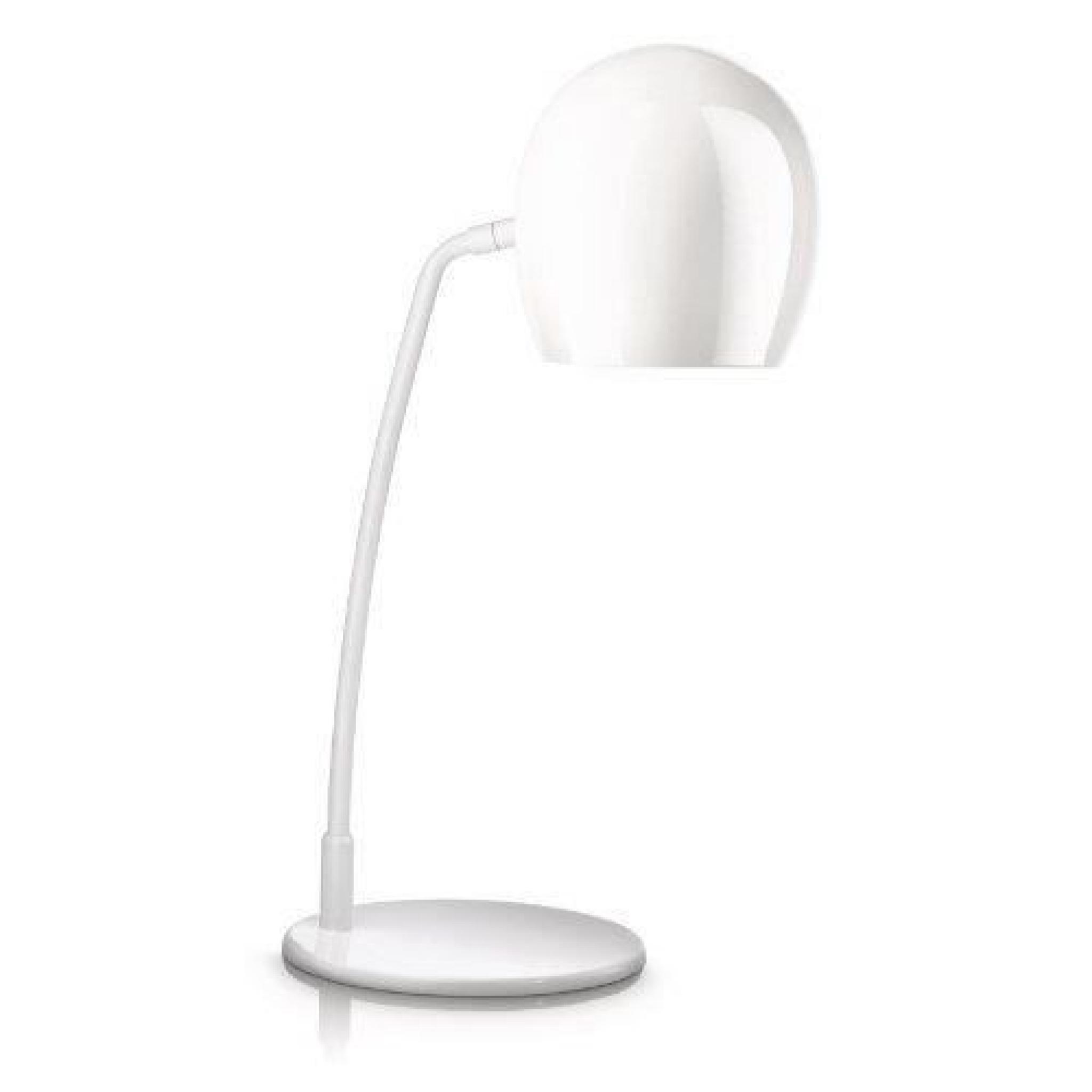 Philips 666233116 Arts Lampe de Table Blanc 1 x 15 W