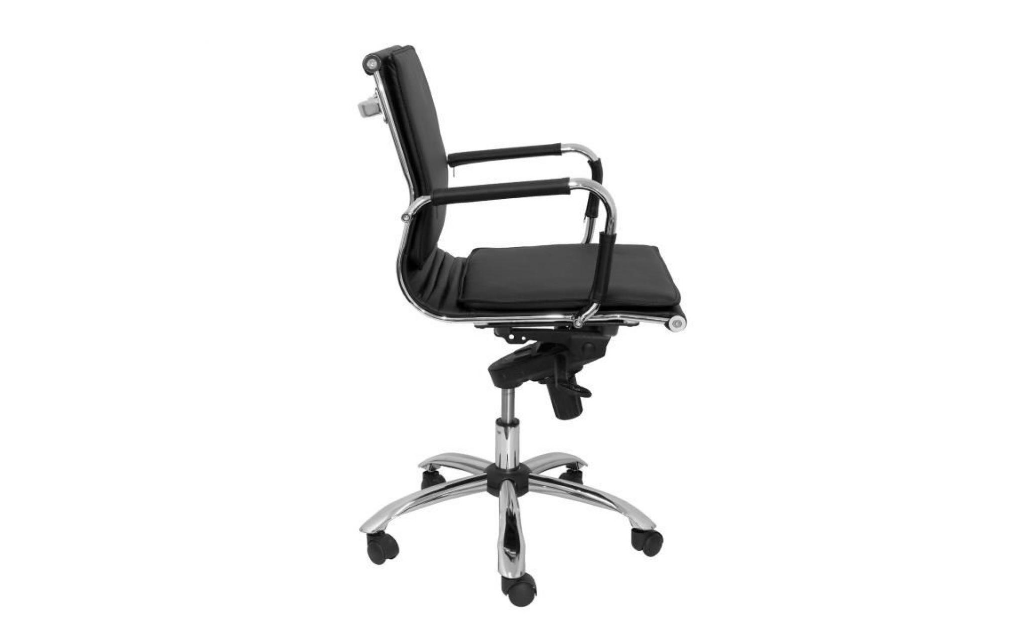 piqueras  y crespo modèle 04cp   chaise de bureau ergonomique avec mécanisme de contact permanent et réglable en hauteur   assise pas cher